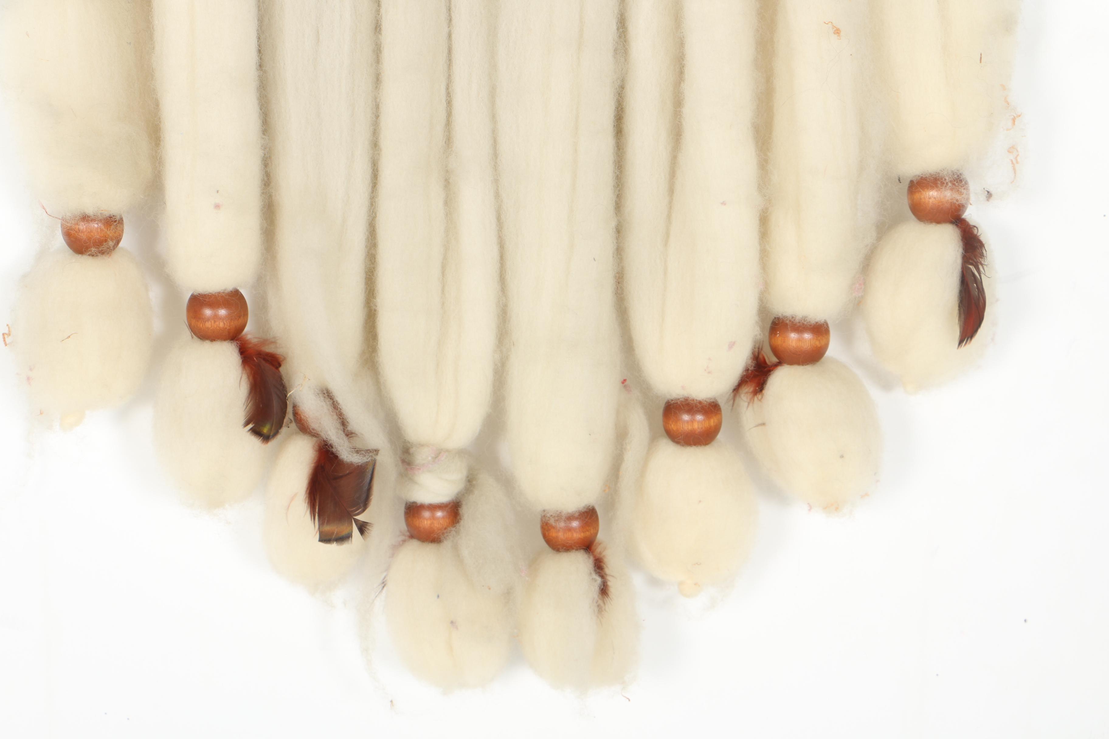 Native American Style Rabbit Fur Dream Catcher