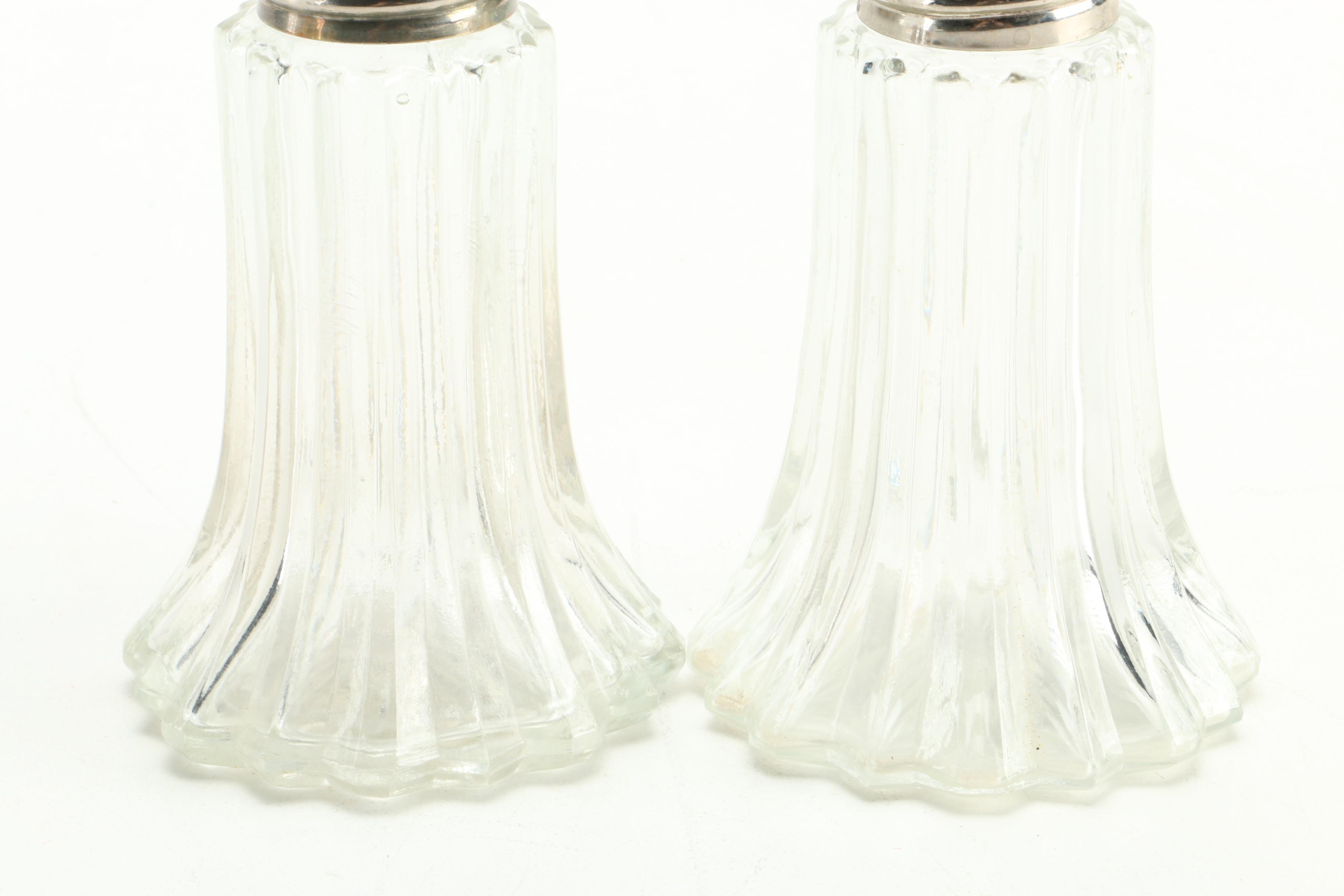 Salt and Pepper Shakers Including Waterford