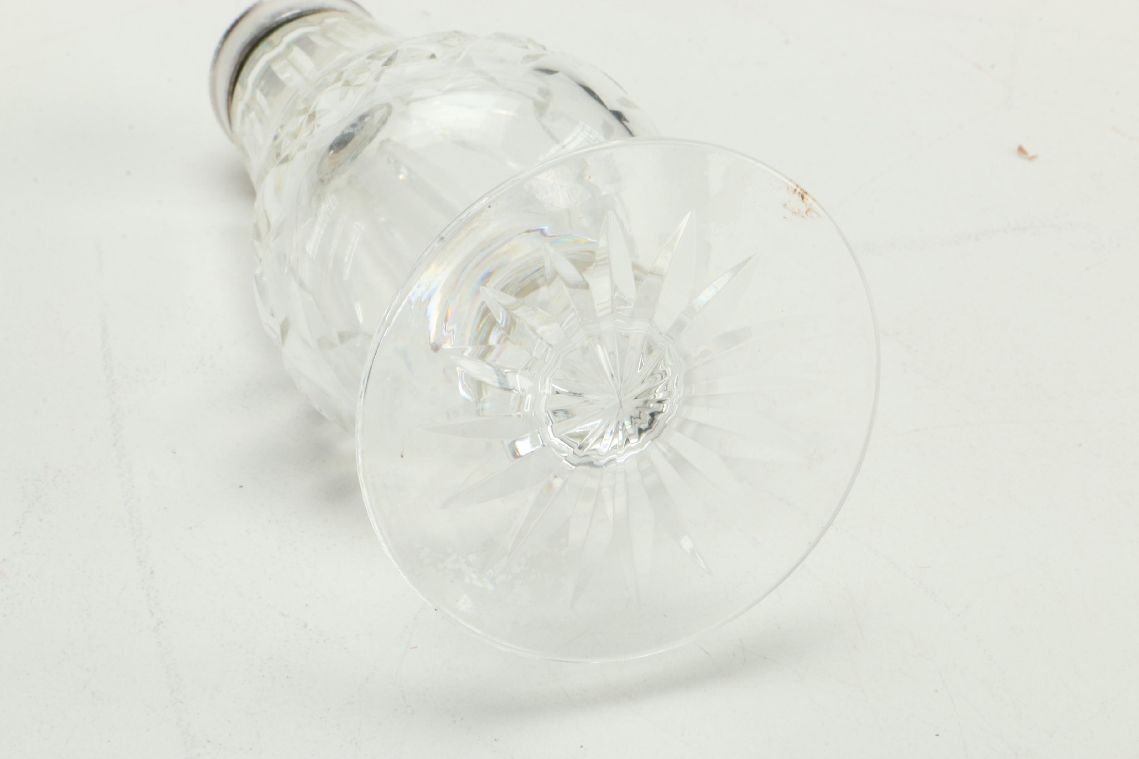 Salt and Pepper Shakers Including Waterford