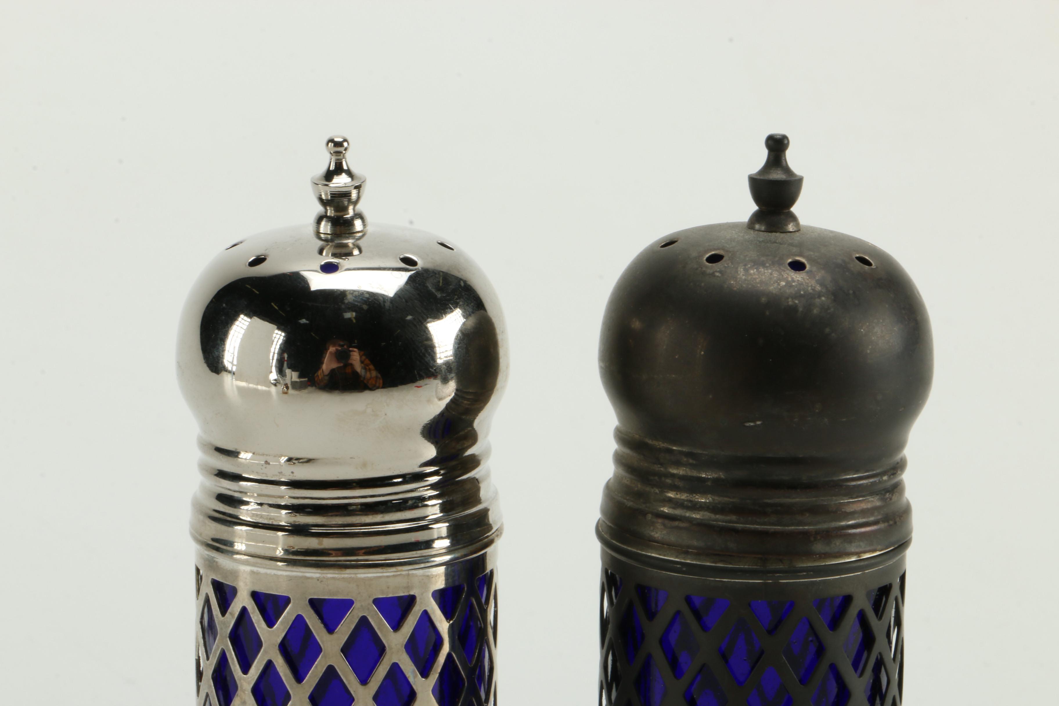Salt and Pepper Shakers Including Waterford