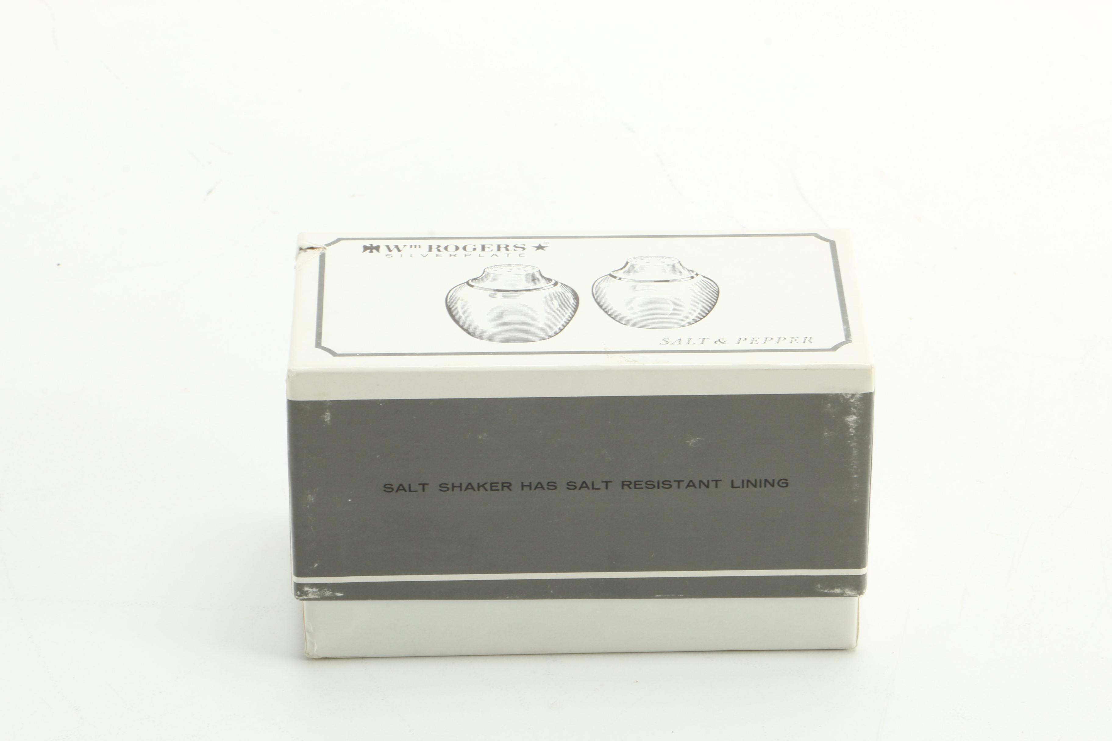 Salt and Pepper Shakers Including Waterford