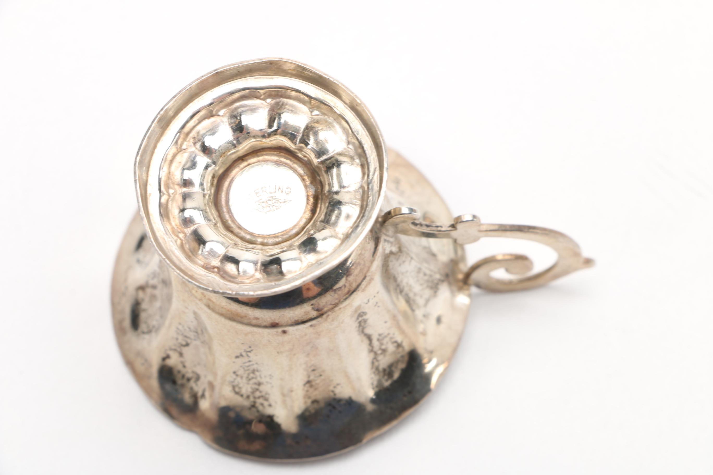 Sterling and German Silver Tableware Featuring Webster Co.