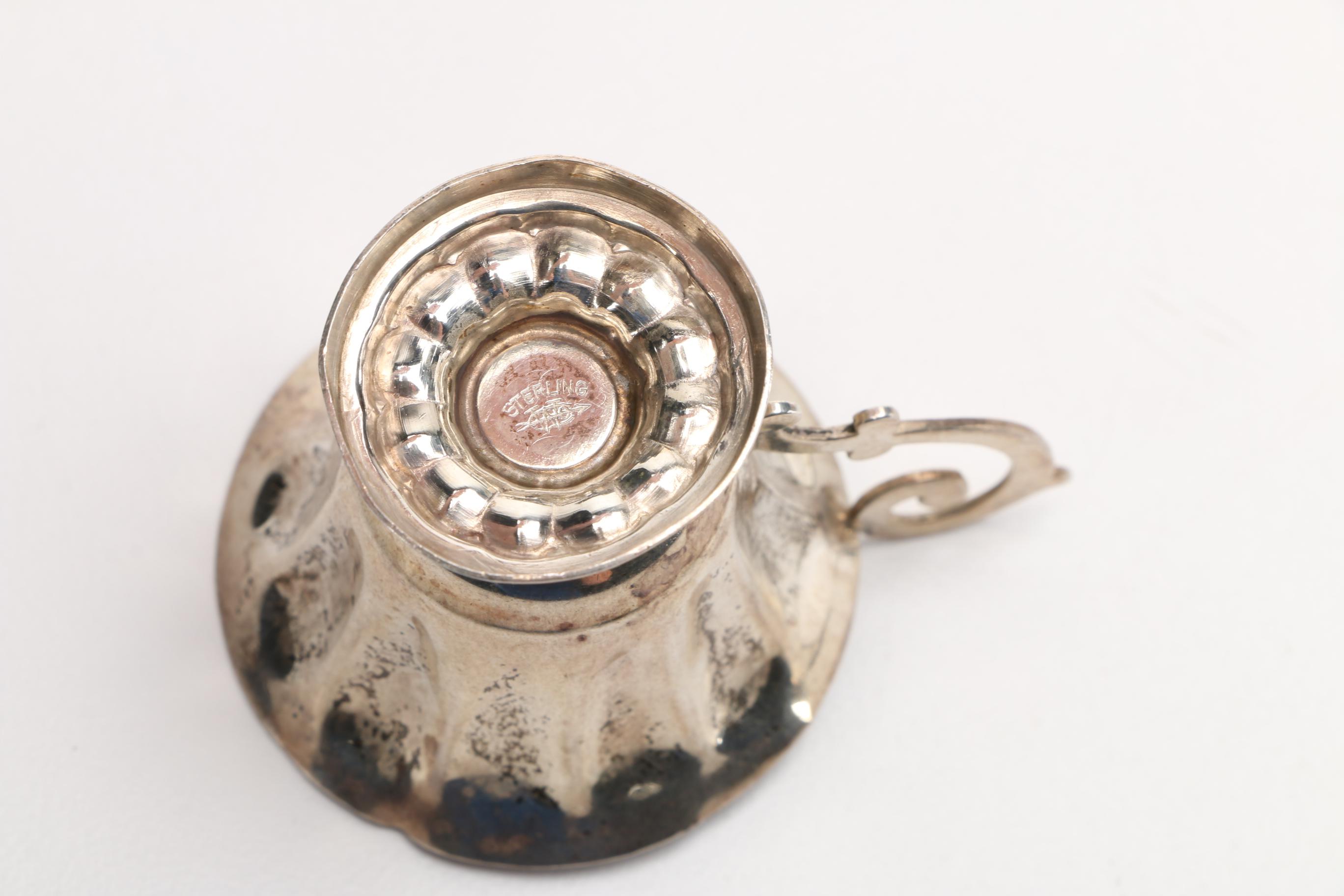 Sterling and German Silver Tableware Featuring Webster Co.