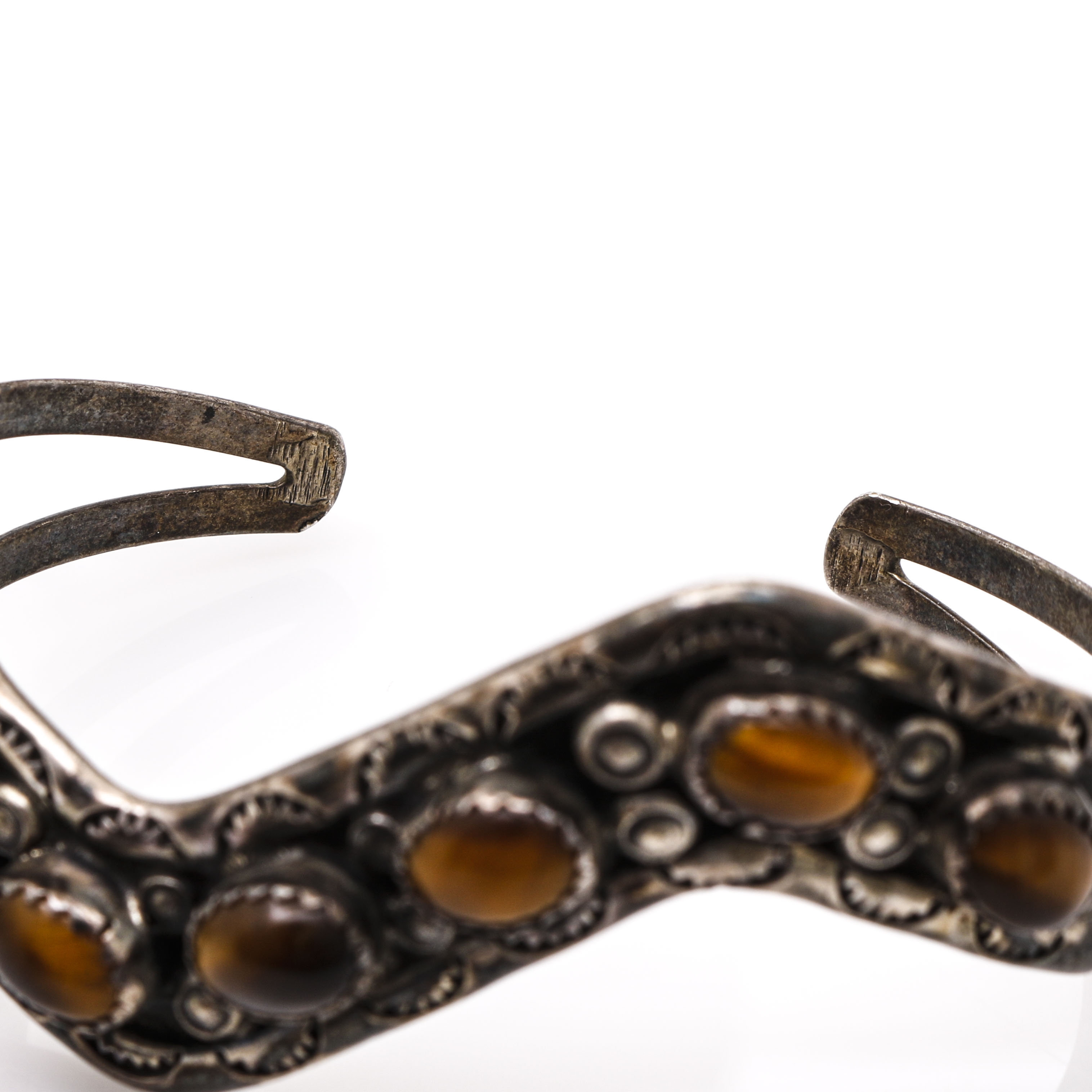 Sterling Silver Tiger's Eye Ring and Bracelet