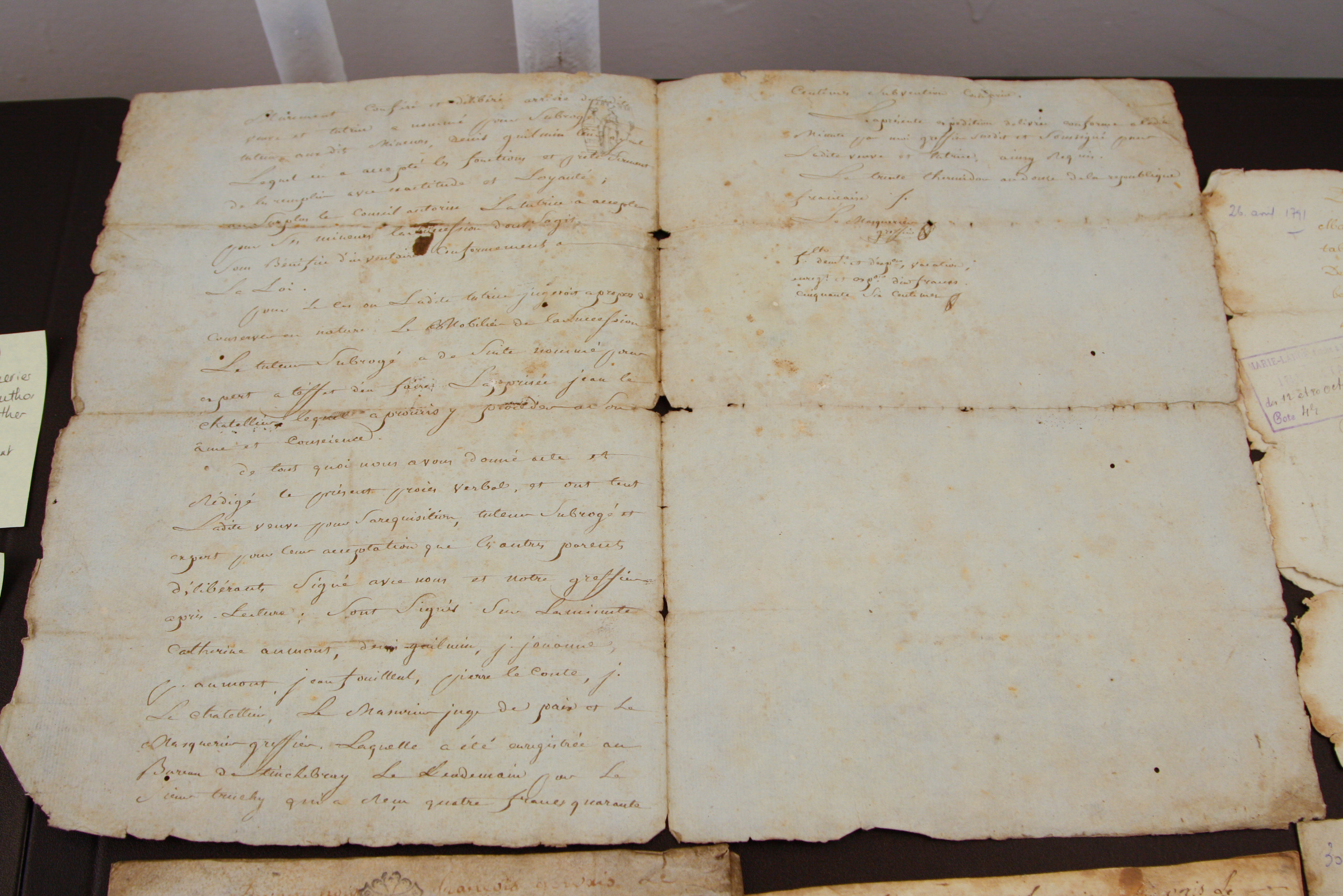 Late 18th C. Legal Documents and Ephemera