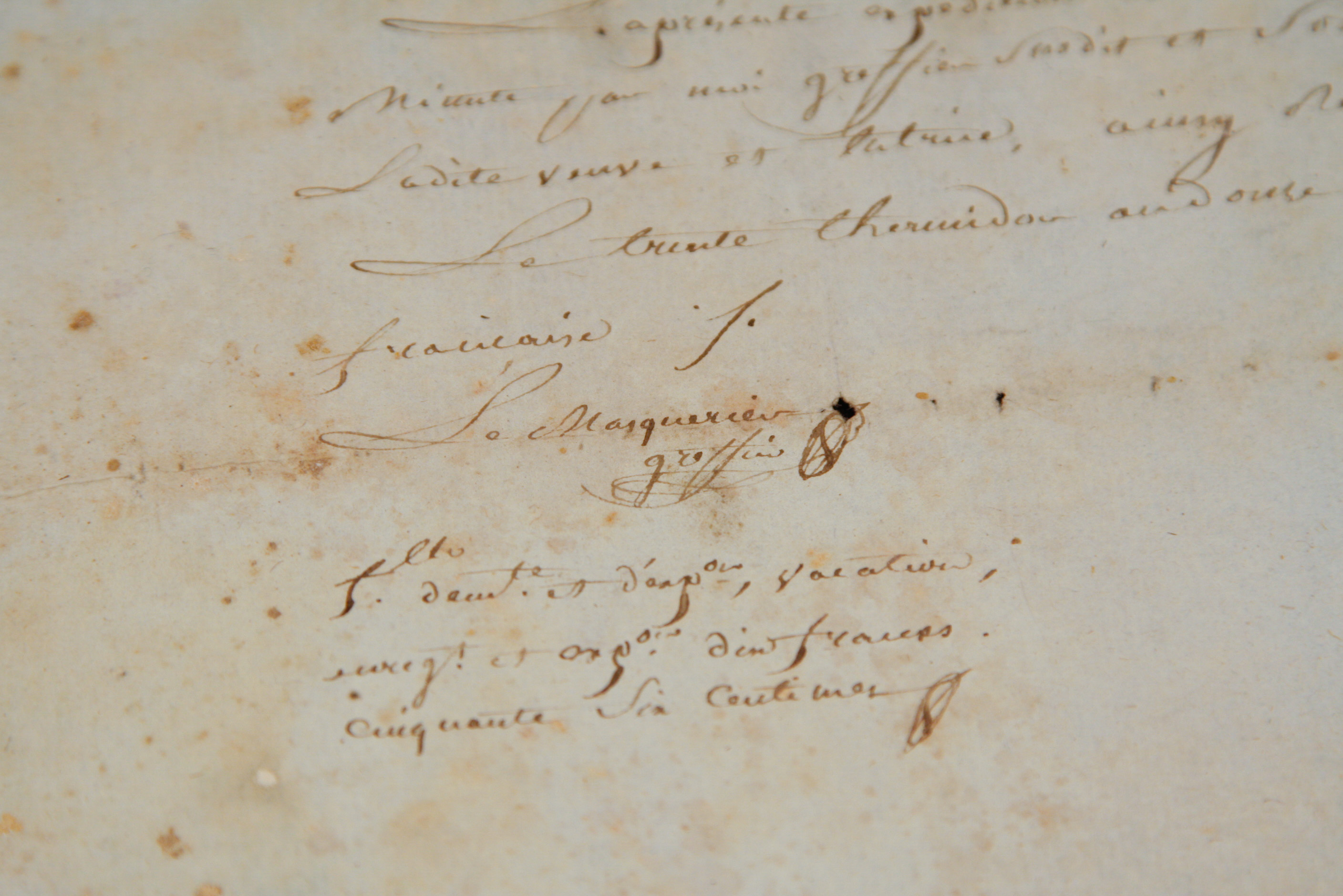 Late 18th C. Legal Documents and Ephemera