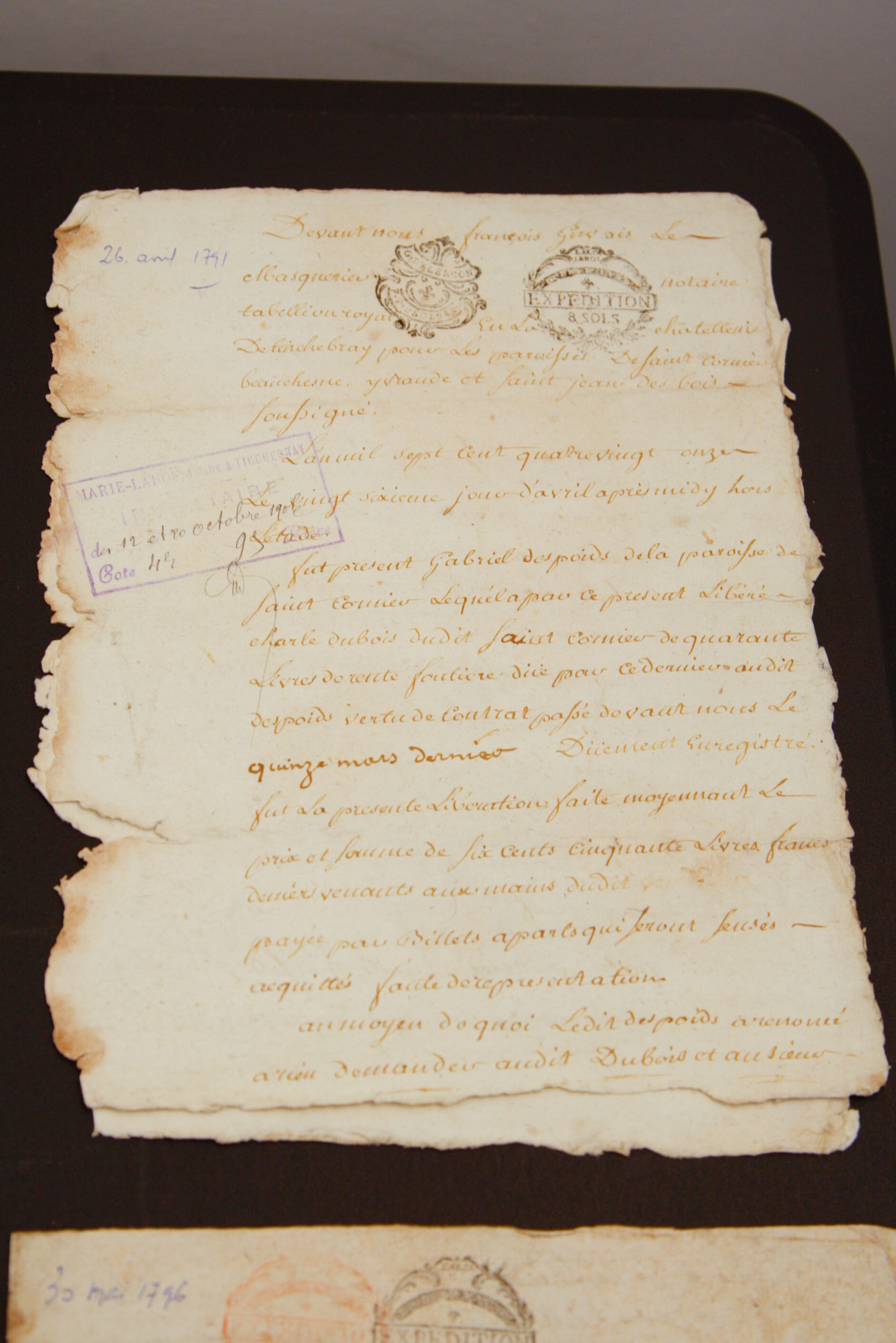 Late 18th C. Legal Documents and Ephemera