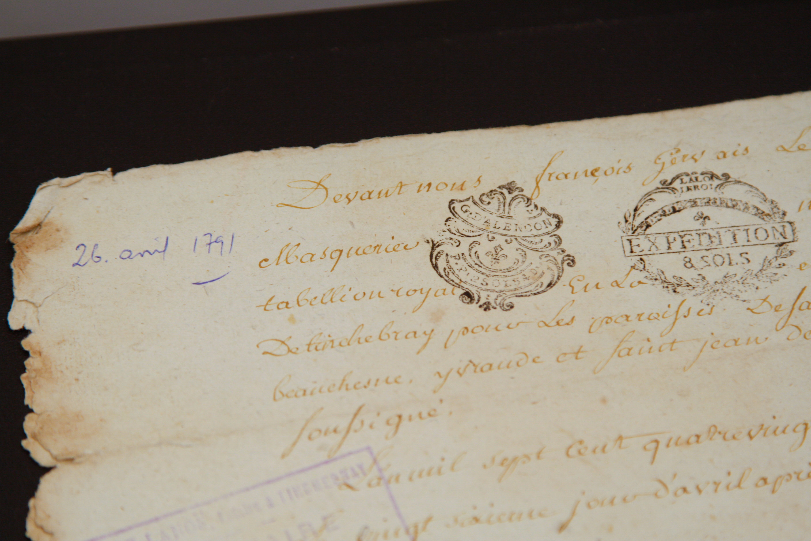 Late 18th C. Legal Documents and Ephemera