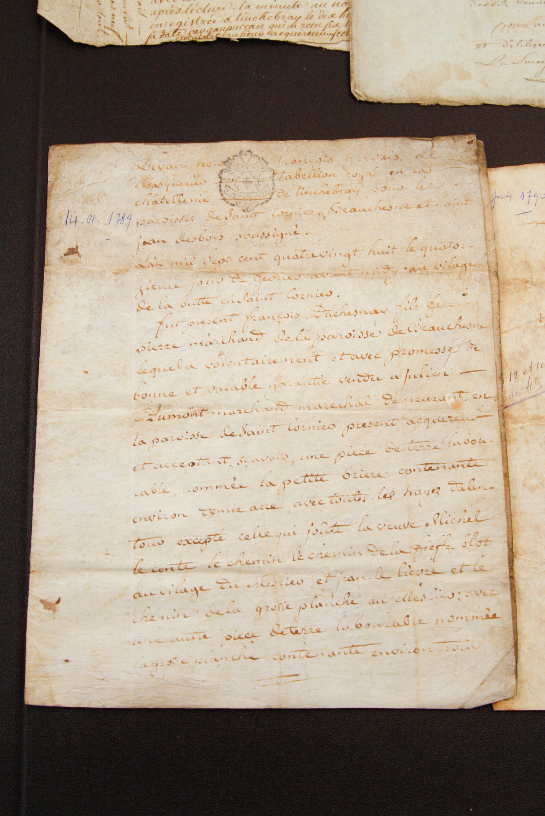 Late 18th C. Legal Documents and Ephemera