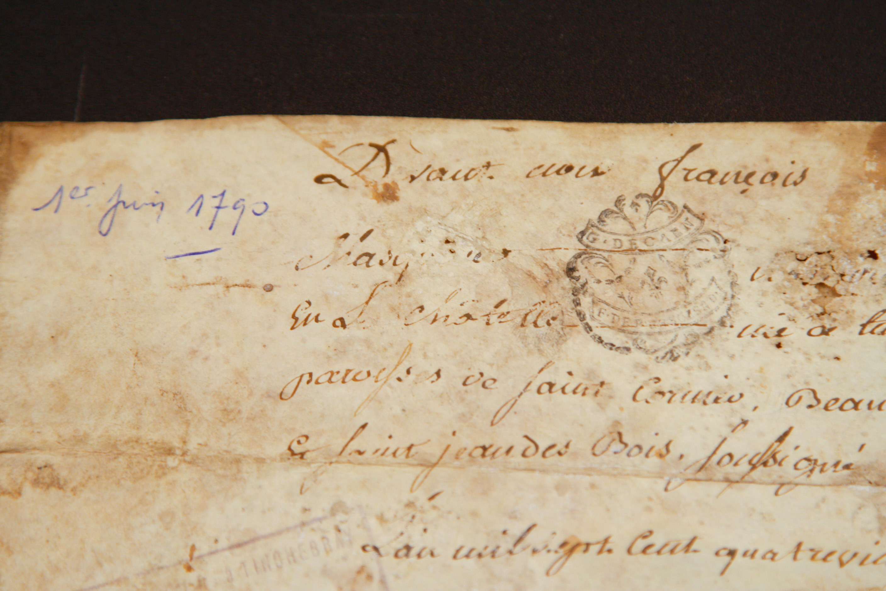 Late 18th C. Legal Documents and Ephemera