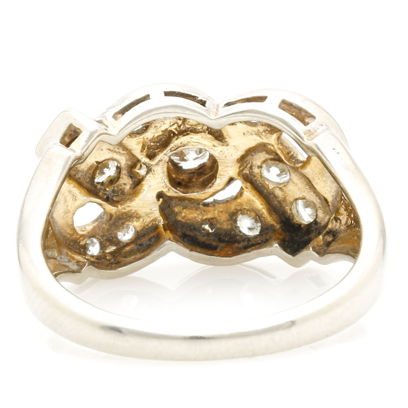 14K White Gold Diamond Ring