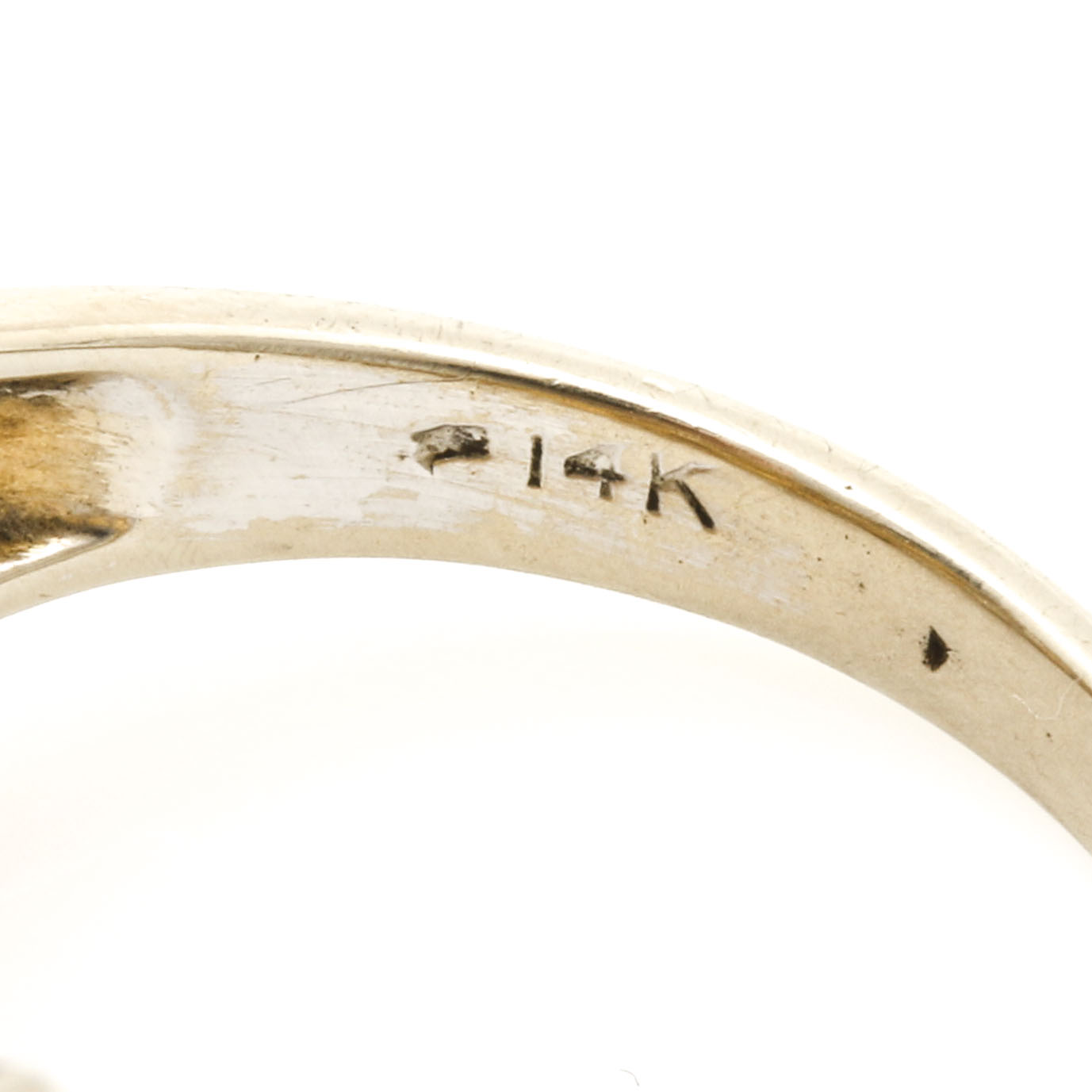 14K White Gold Diamond Ring