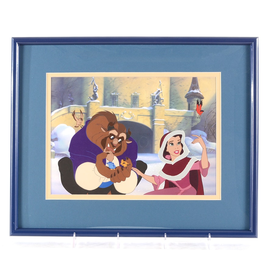 Walt Disney's "Beauty and the Beast" Limited Edition "Belle Tames the Beast" Lithograph