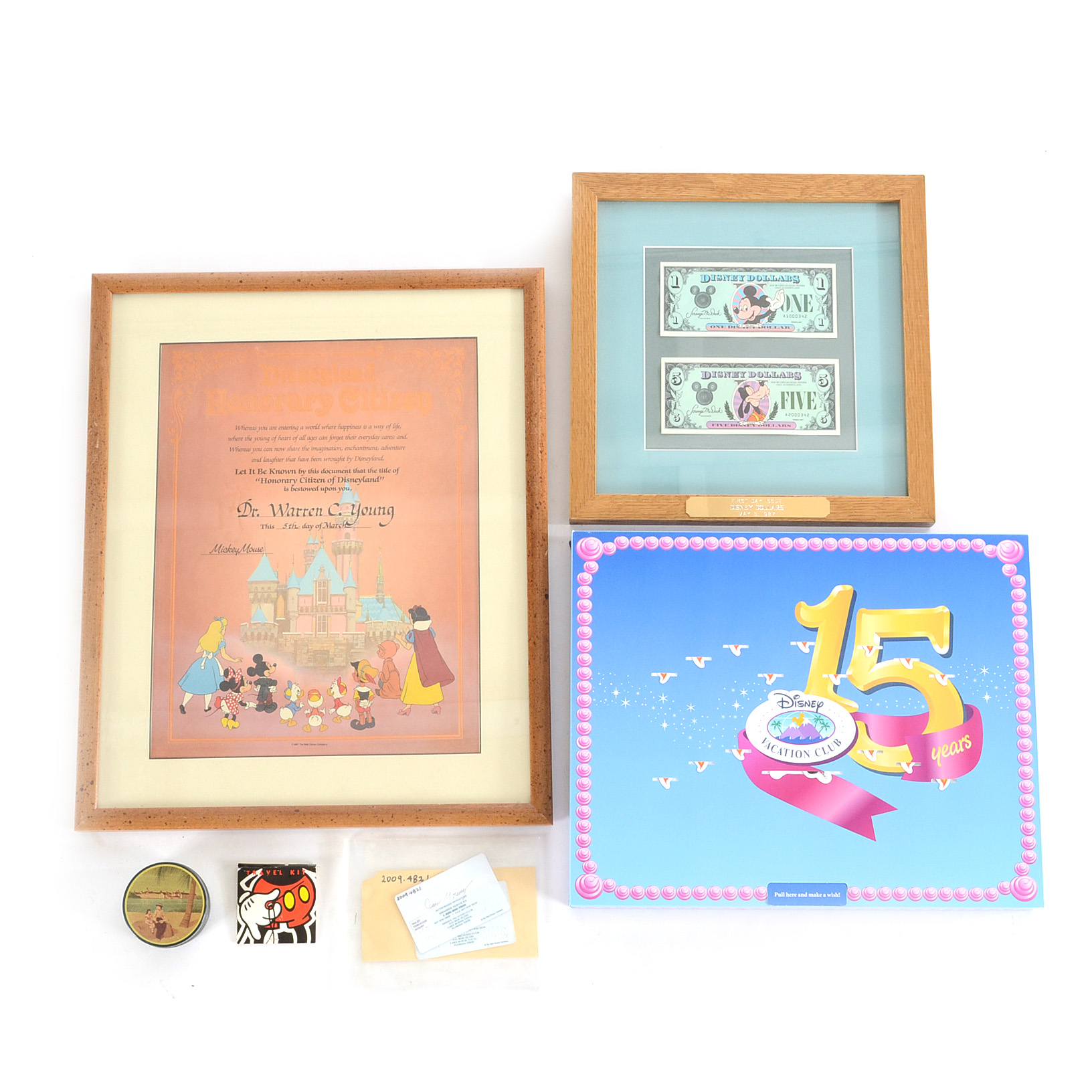 Disneyland and Disney Vacation Club Art and Ephemera