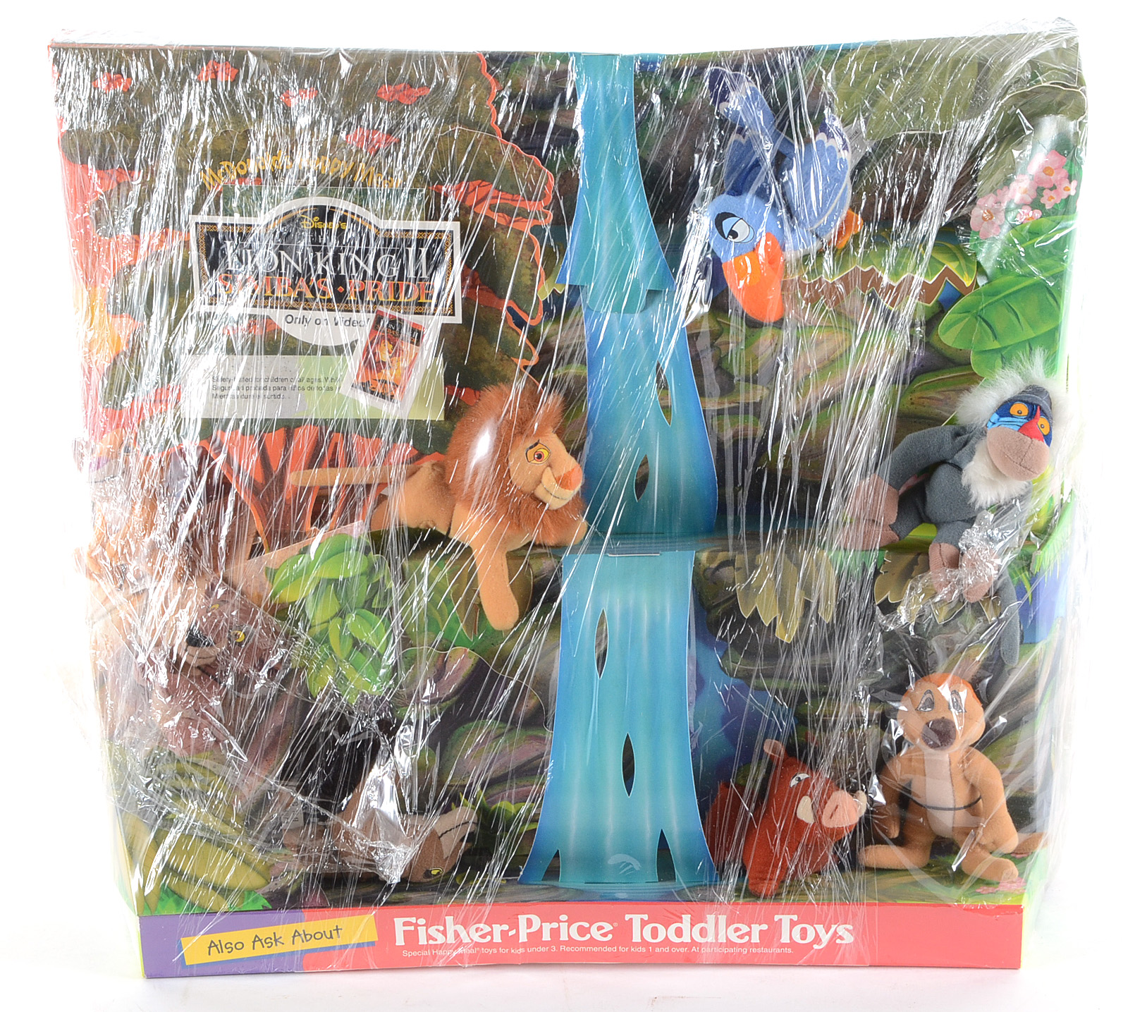 1998 Disney "A Bug's Life" and "The Lion King II" McDonald's Happy Meal Toy Displays