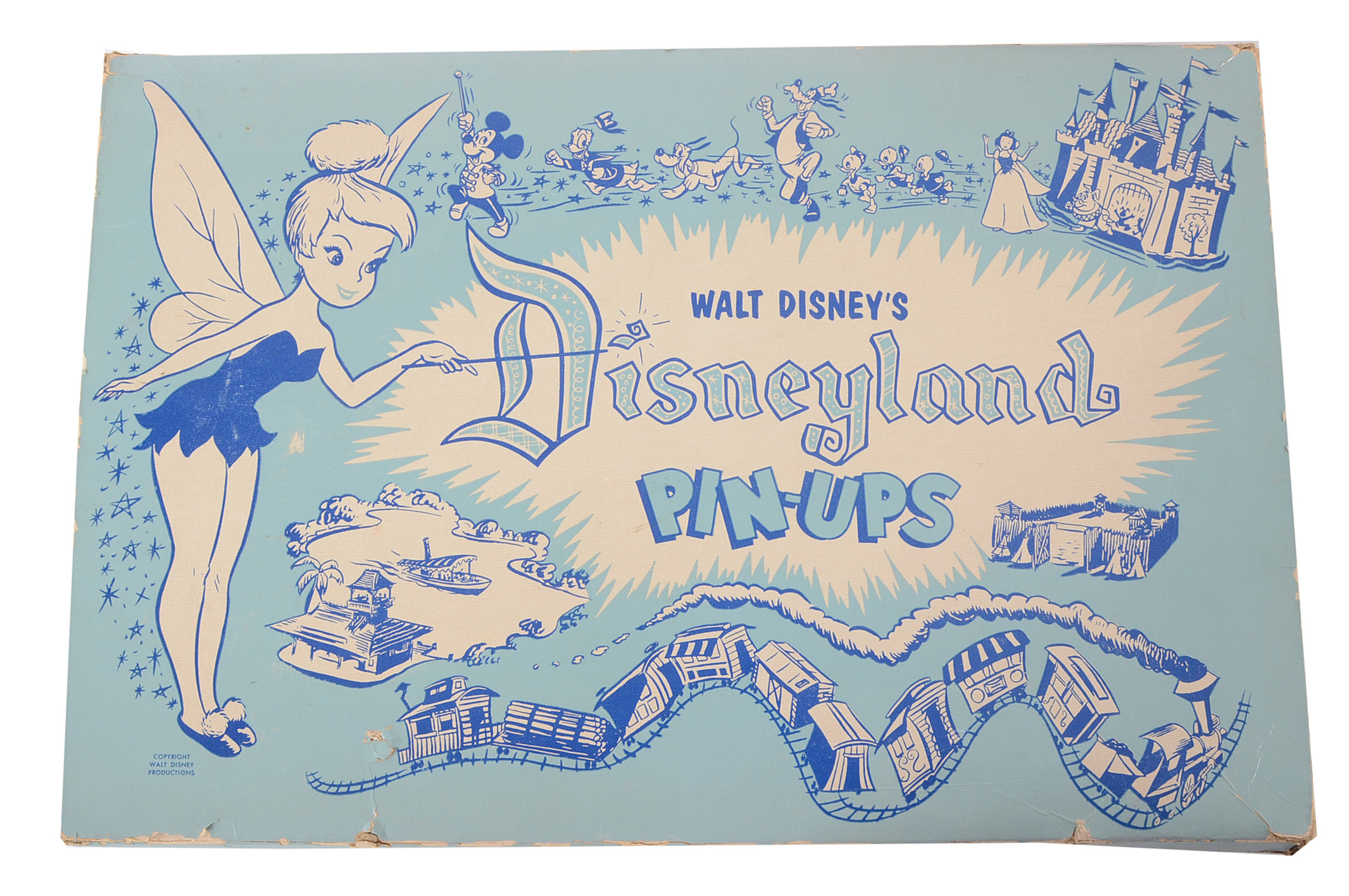Disney Home Décor Featuring 1950s "Disneyland Pin-Ups" "Casey Jr." Wall Hanging