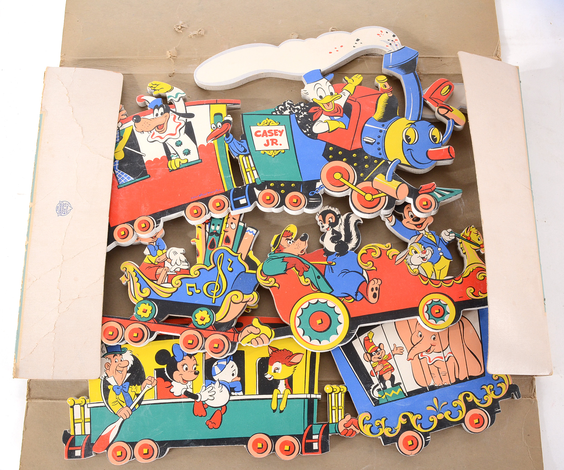 Disney Home Décor Featuring 1950s "Disneyland Pin-Ups" "Casey Jr." Wall Hanging