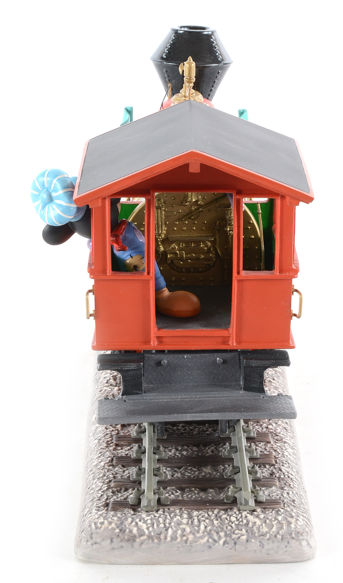 Walt Disney Classics Collection Mickey Mouse and Train Figurine Celebrating Walt's 100th Birthday