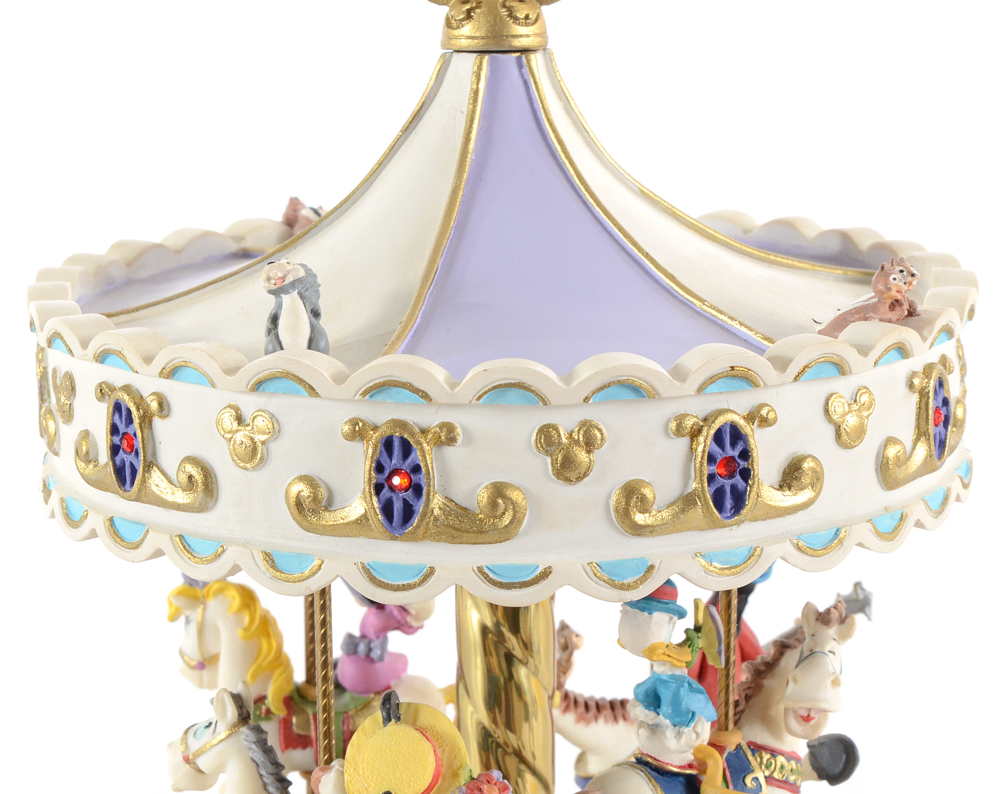 Willitt's Carousel Music Box Featuring Mickey Mouse and Friends