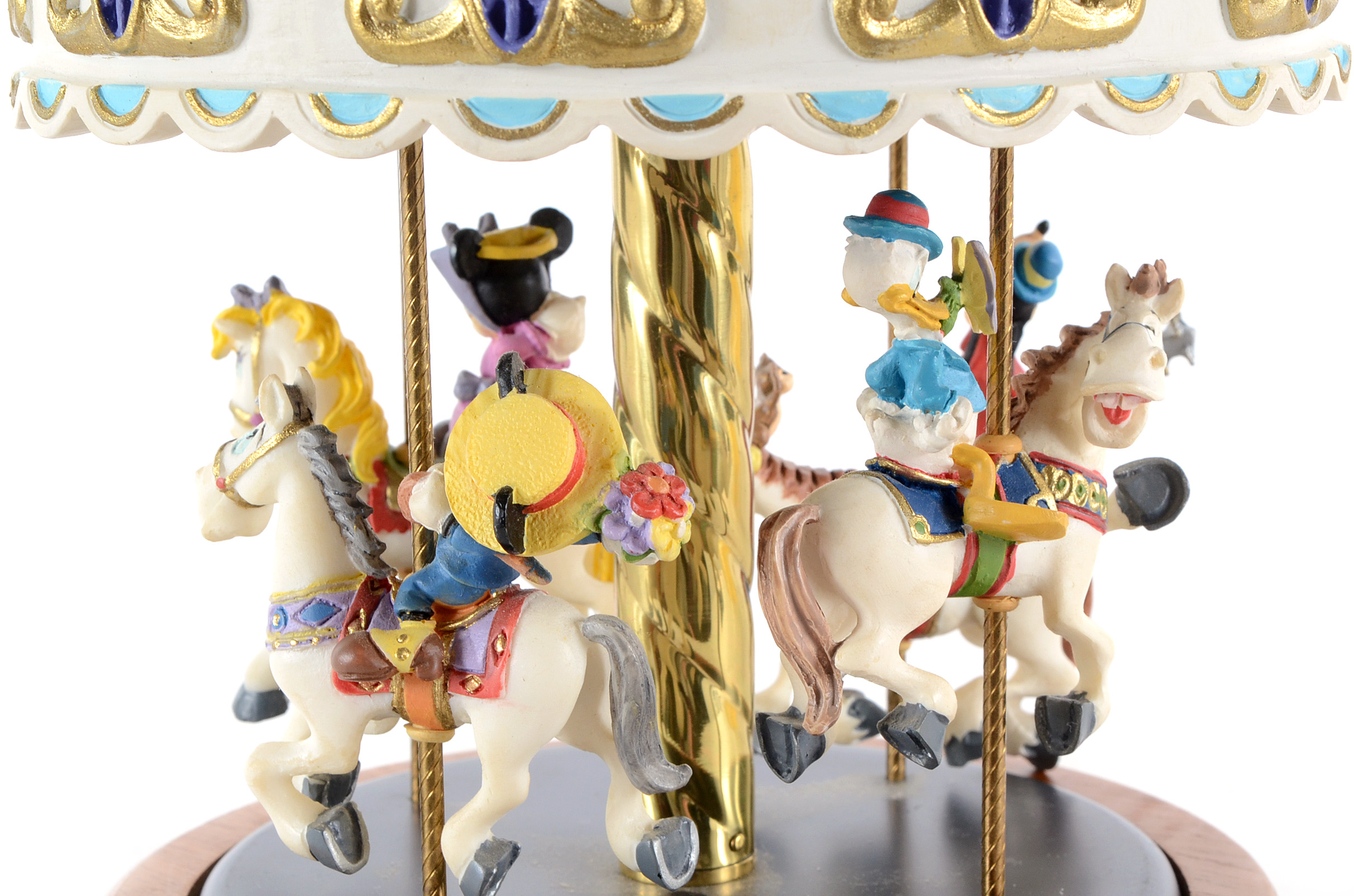 Willitt's Carousel Music Box Featuring Mickey Mouse and Friends