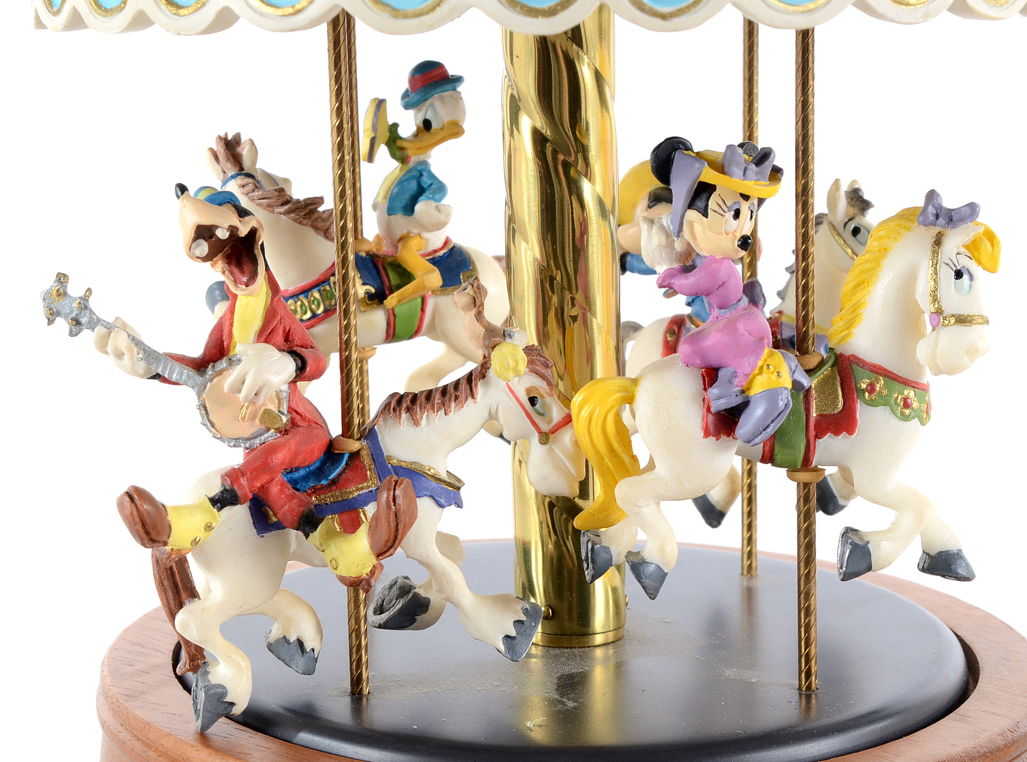 Willitt's Carousel Music Box Featuring Mickey Mouse and Friends