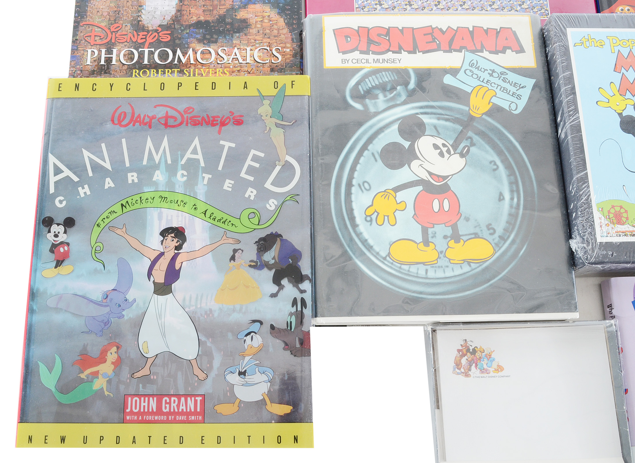 Disney Books and Stationery Including Disneyland Letterhead