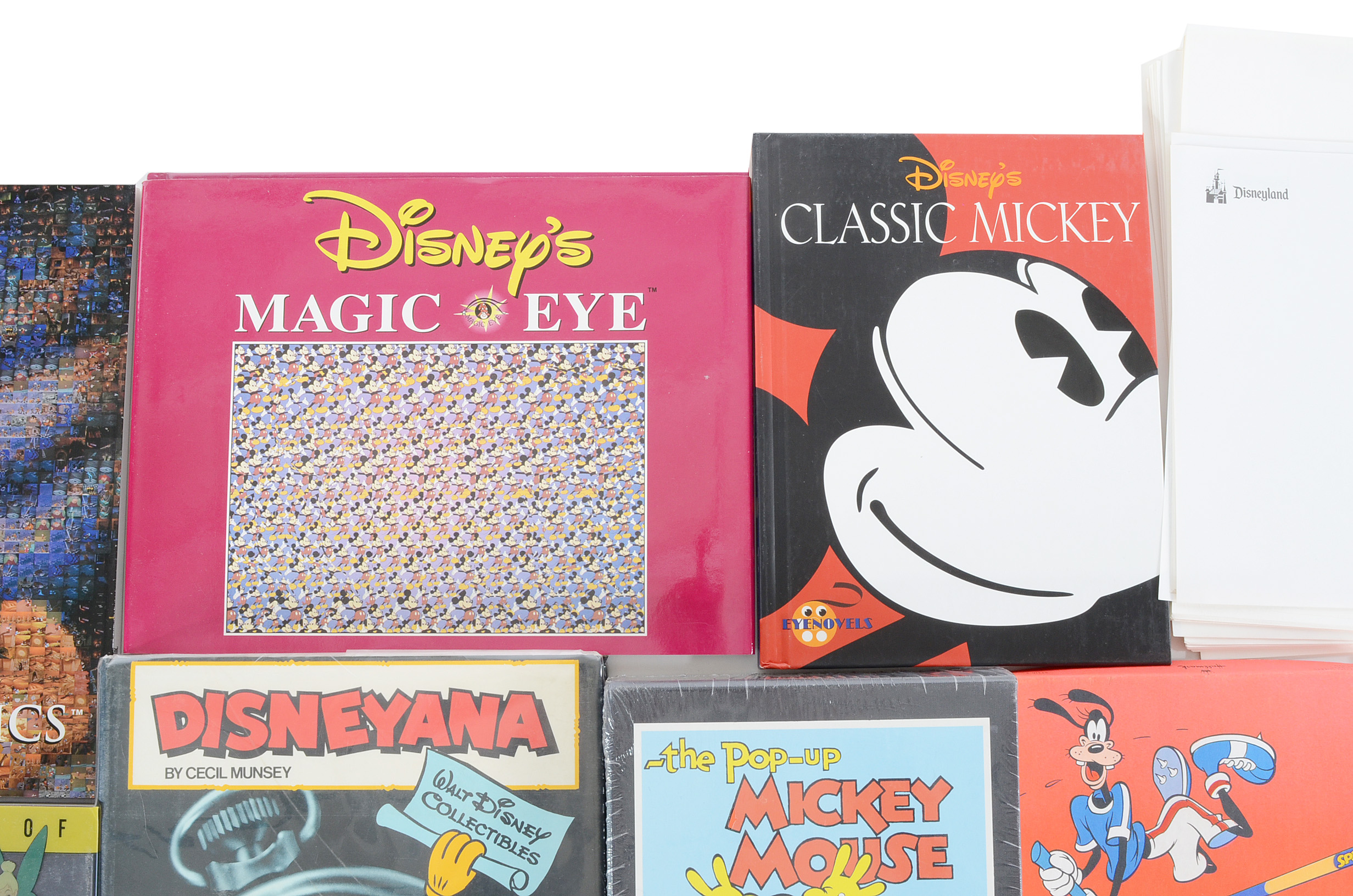 Disney Books and Stationery Including Disneyland Letterhead