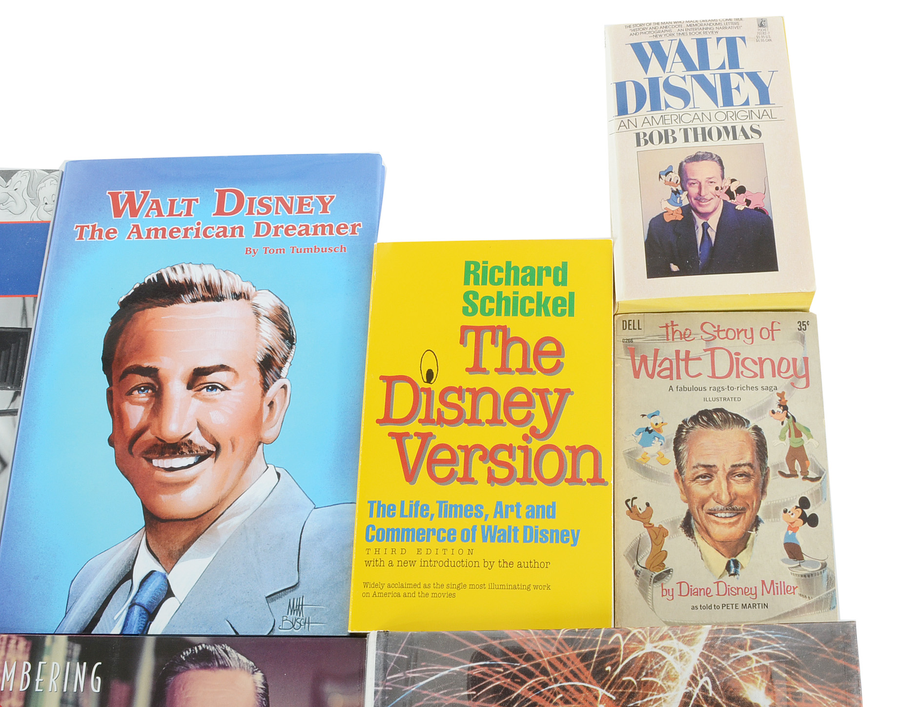 Walt Disney Biographies Including Author Signed Editions