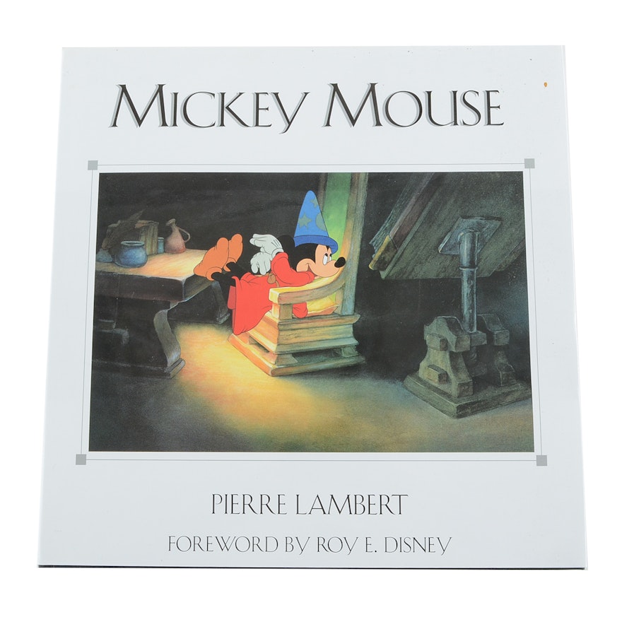 Roy E. Disney Signed "Mickey Mouse" Art Book