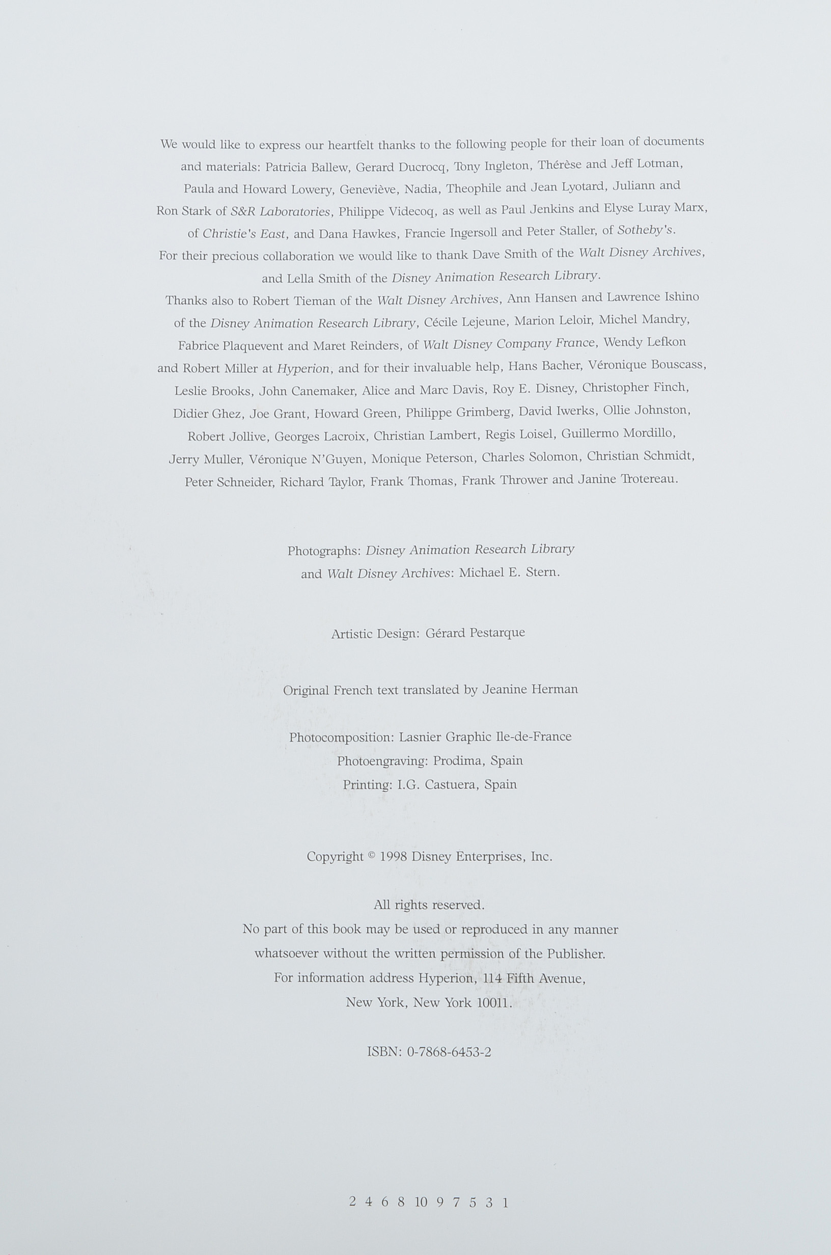 Roy E. Disney Signed "Mickey Mouse" Art Book