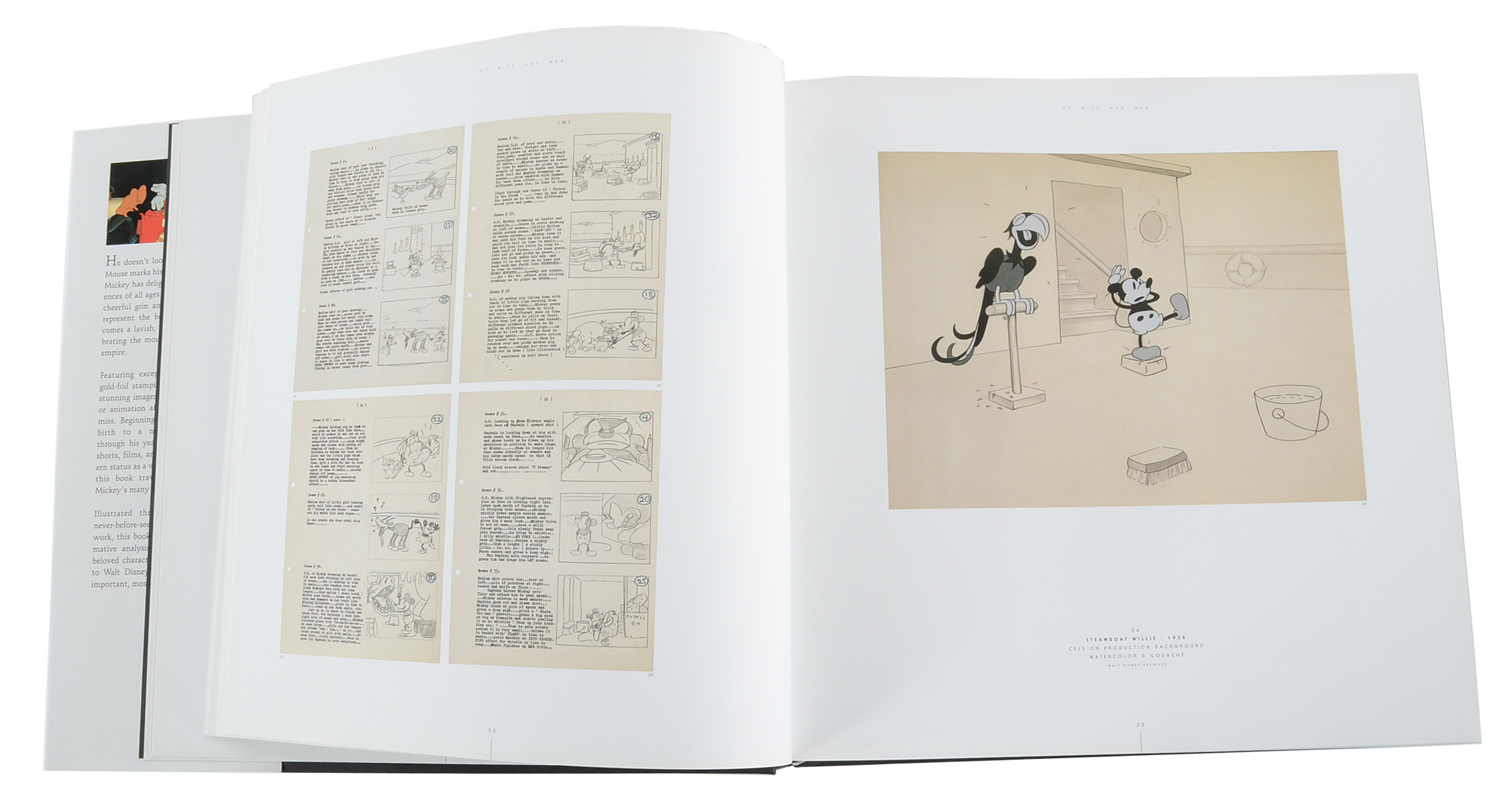Roy E. Disney Signed "Mickey Mouse" Art Book