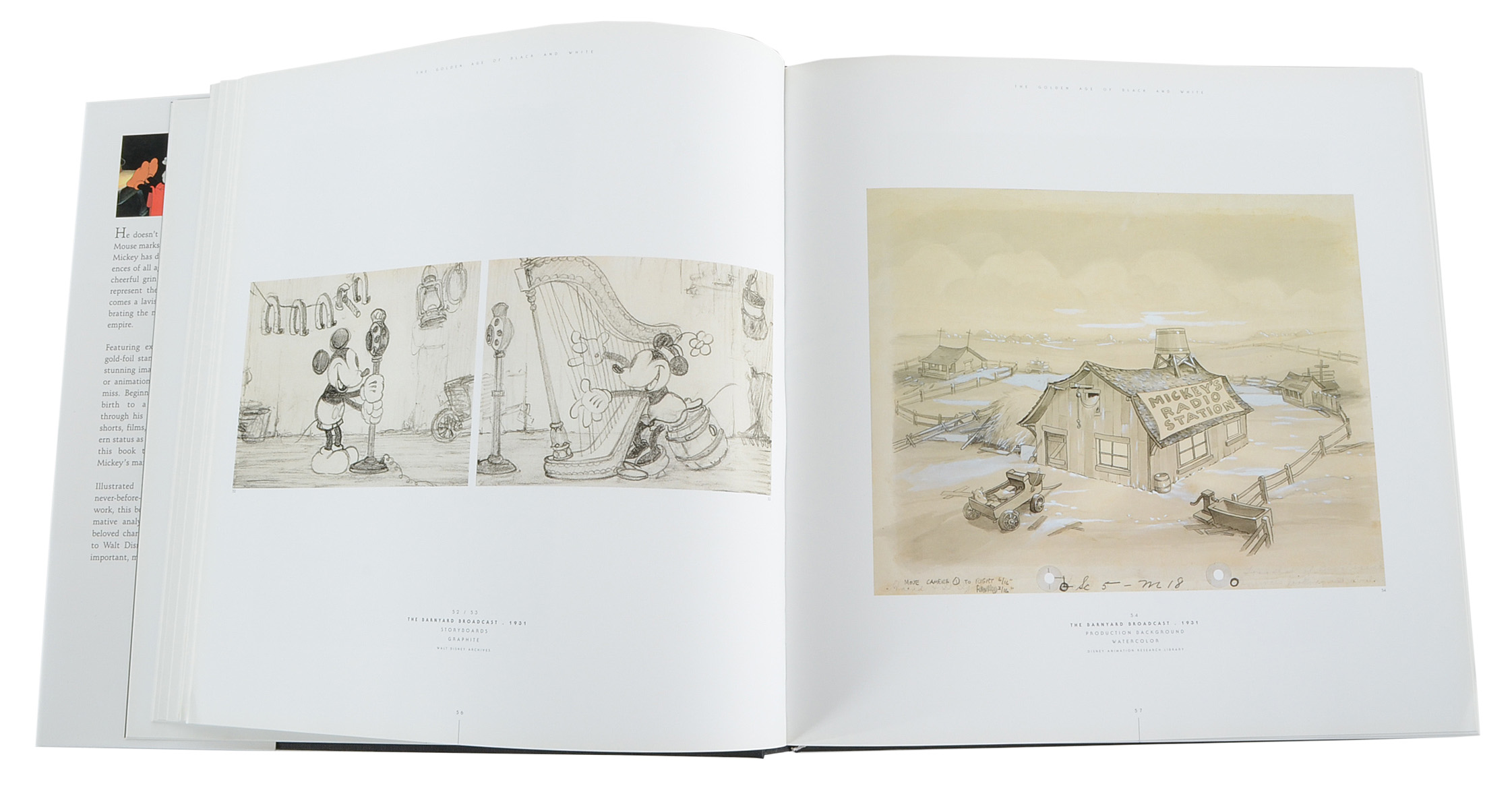 Roy E. Disney Signed "Mickey Mouse" Art Book