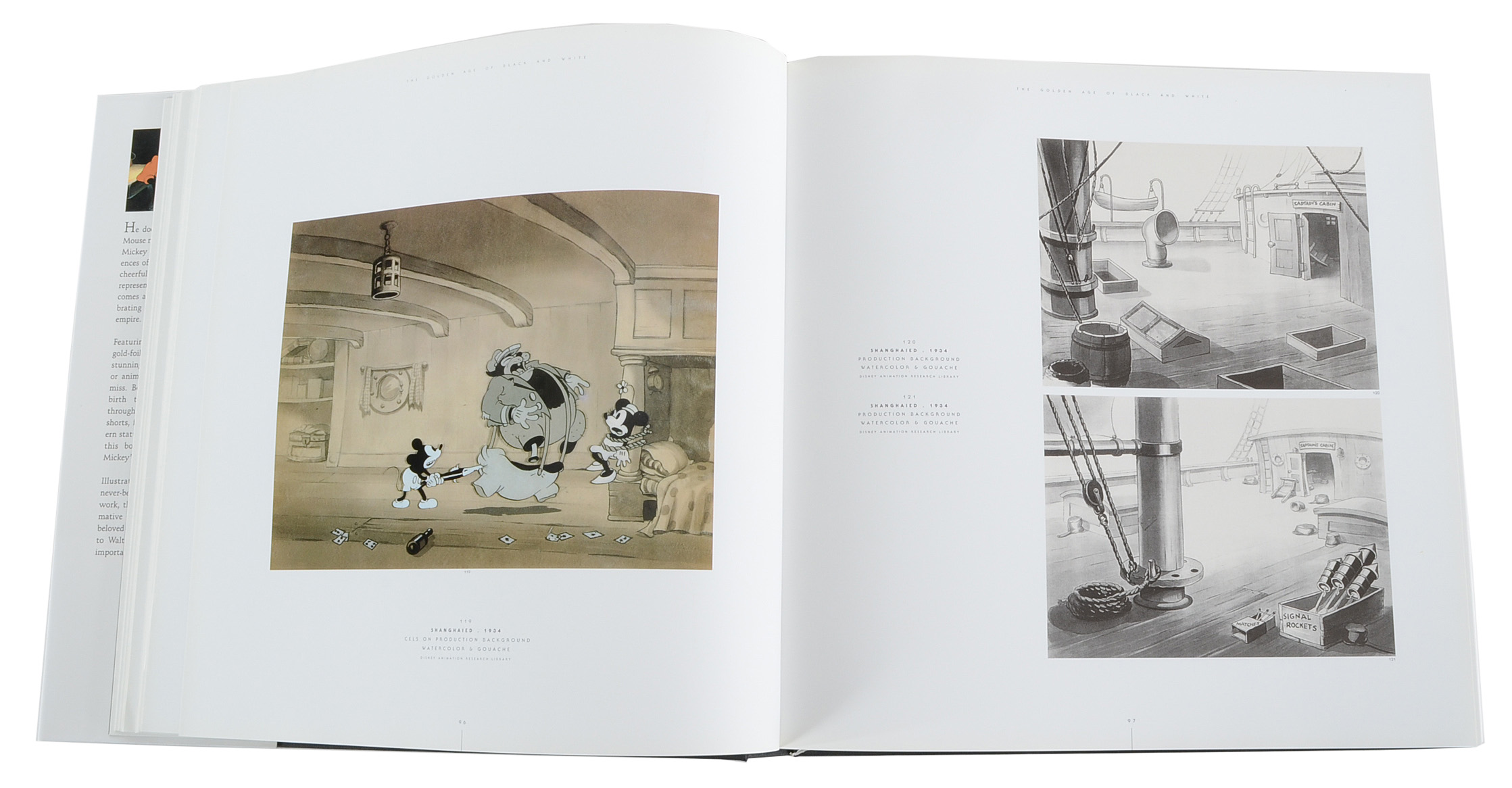 Roy E. Disney Signed "Mickey Mouse" Art Book