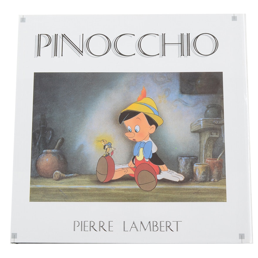 Multiple Animators Signed "Pinocchio" Art Book