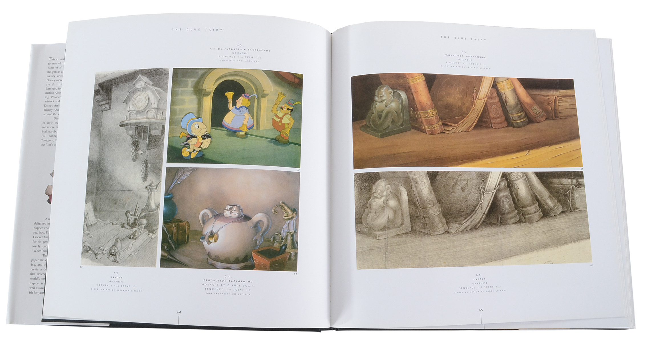 Multiple Animators Signed "Pinocchio" Art Book