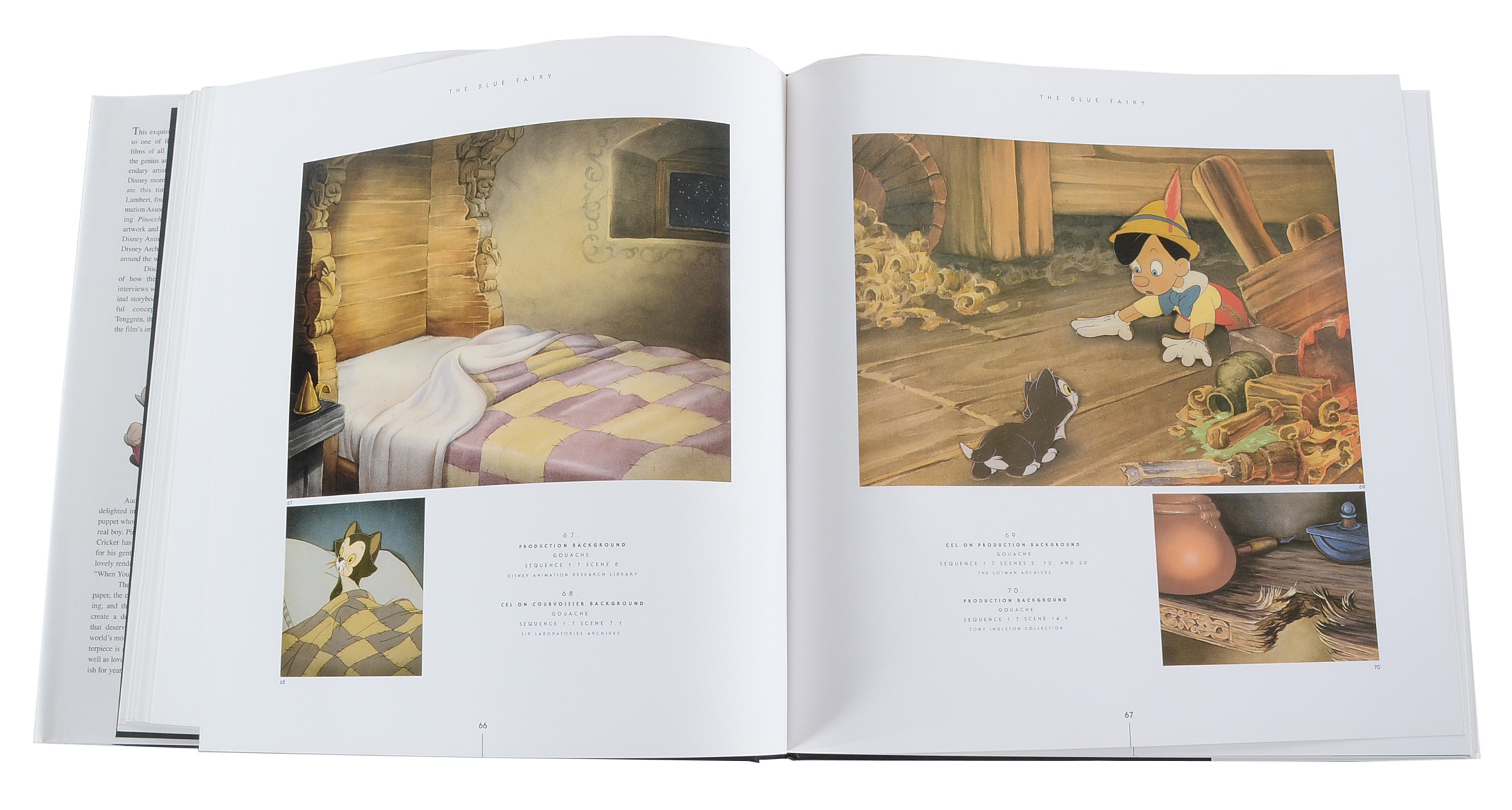Multiple Animators Signed "Pinocchio" Art Book