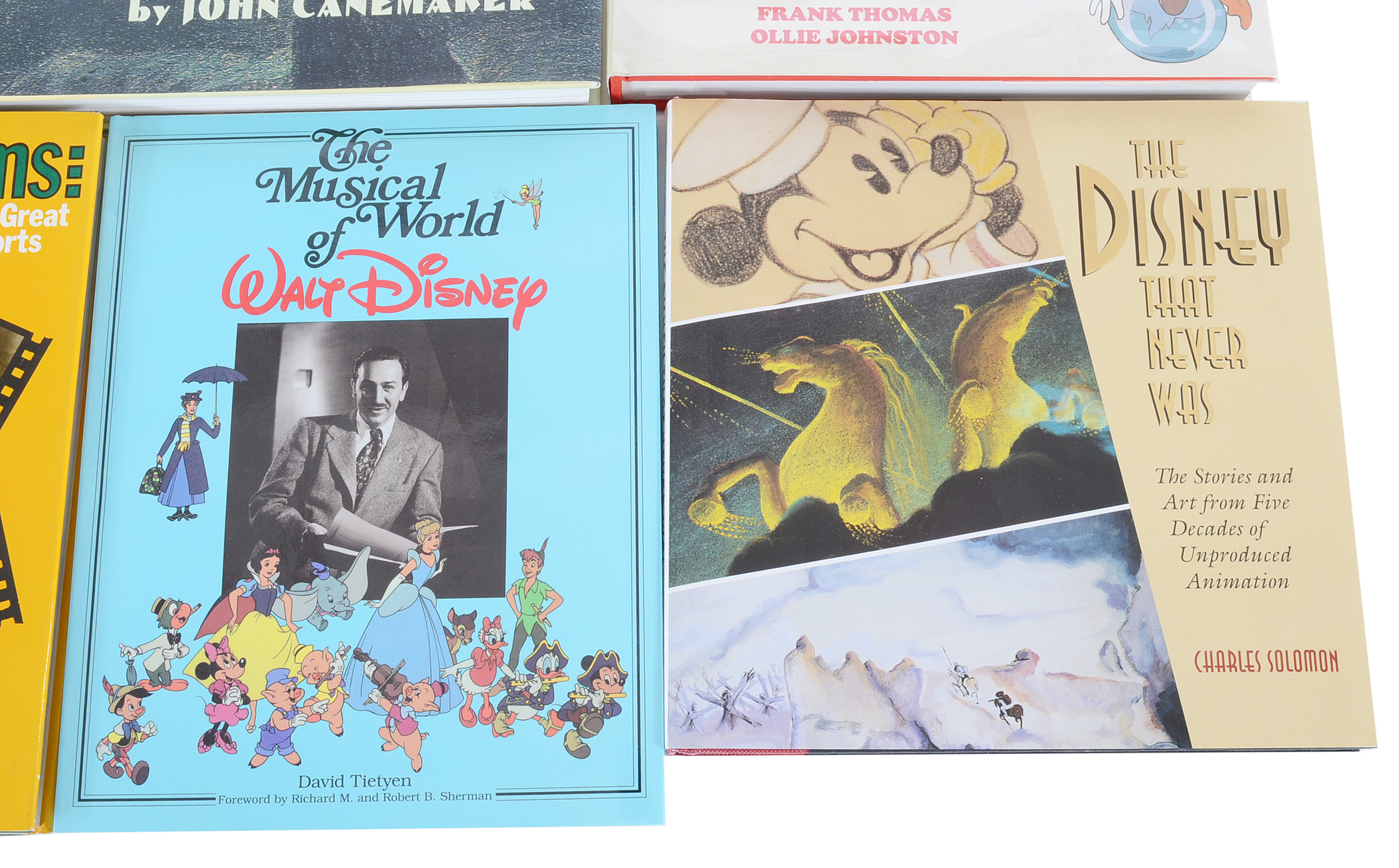 Disney Filmmaking History Books Including "Paper Dreams: The Art & Artists of Disney Storyboards"