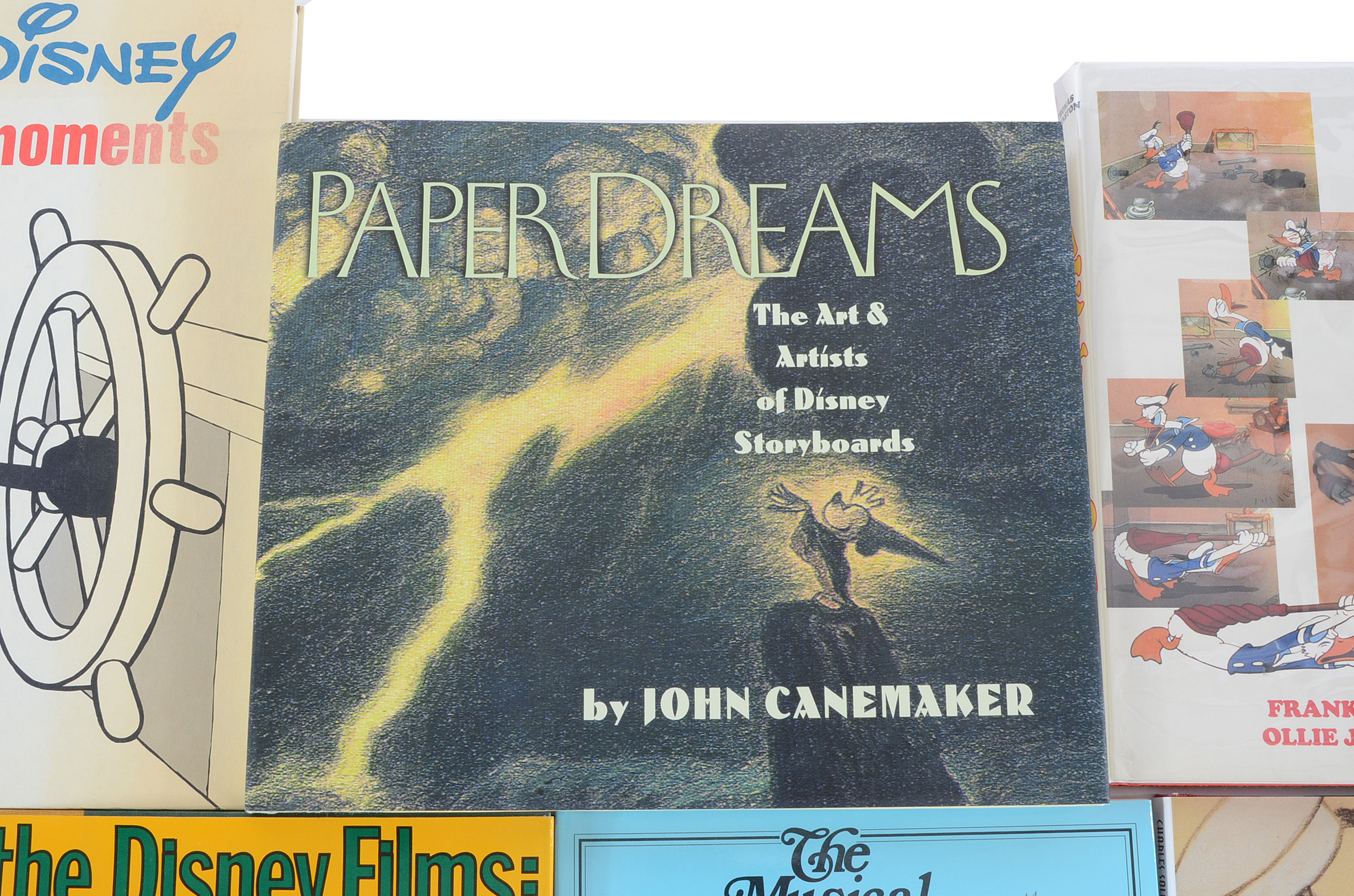 Disney Filmmaking History Books Including "Paper Dreams: The Art & Artists of Disney Storyboards"