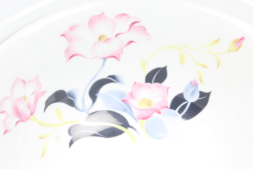 Pair of Haviland Limoges "Imperatrice Tulipes" Bowls