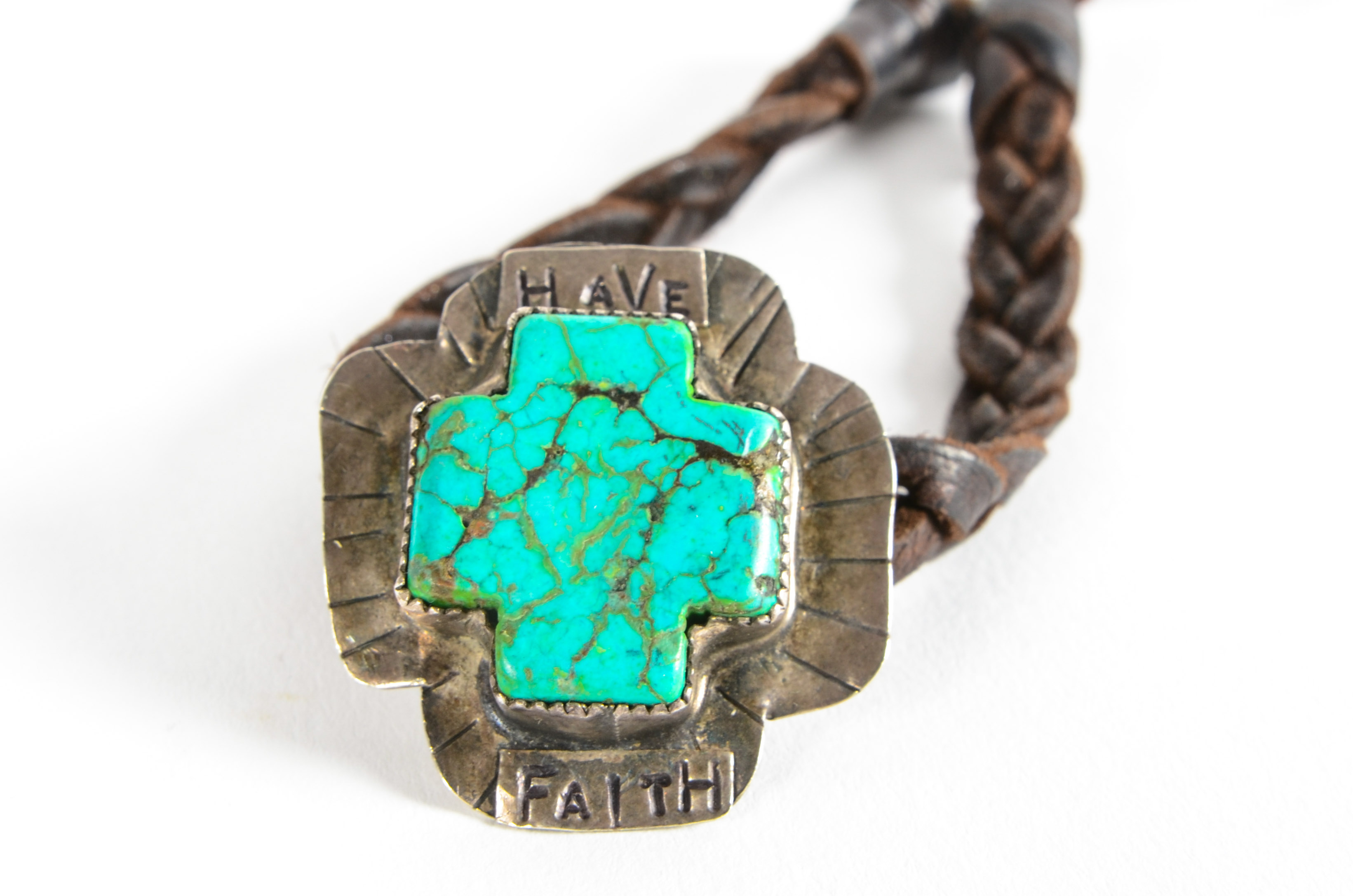 Sterling Silver, Leather and Turquoise Jewelry