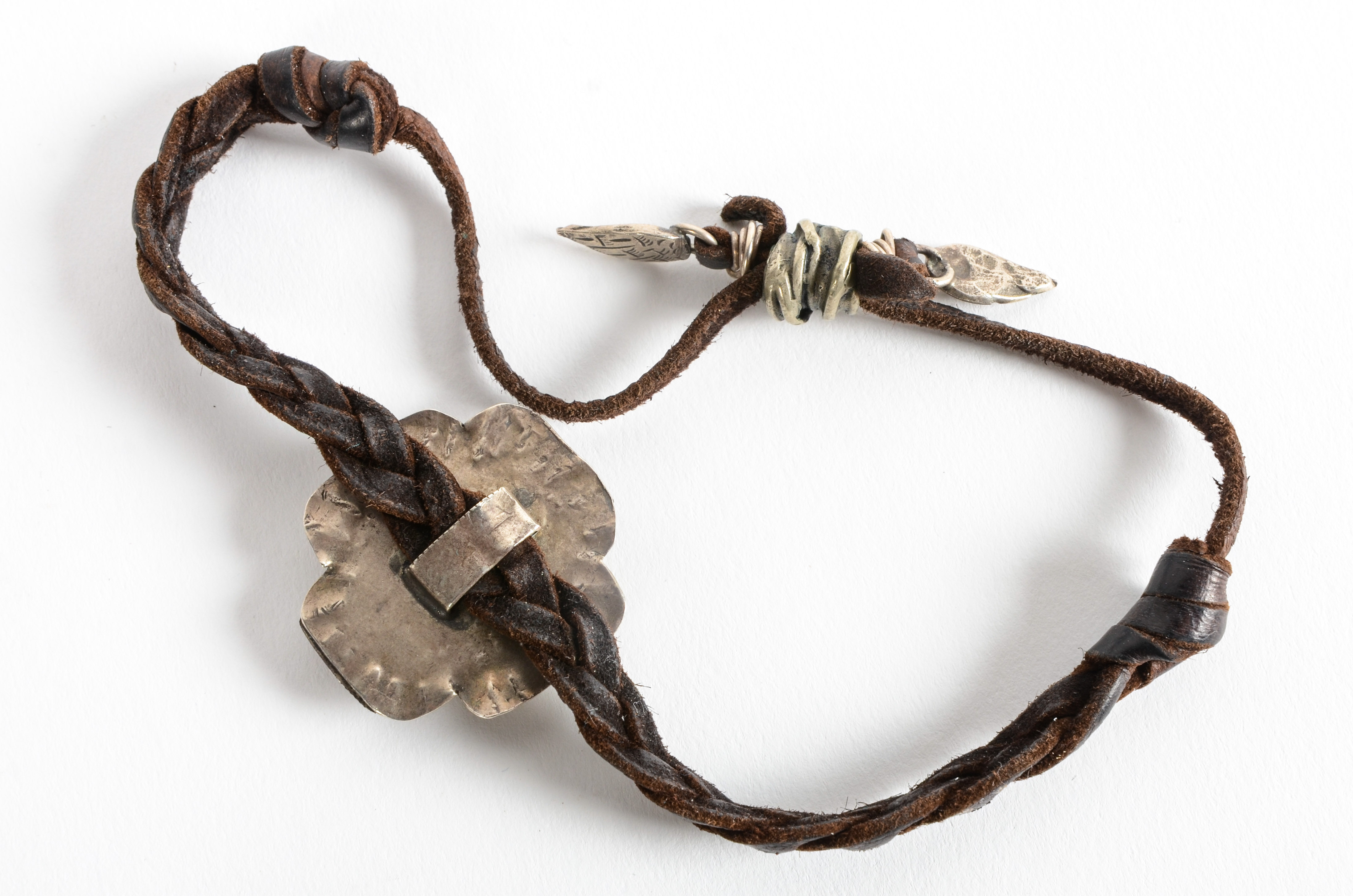 Sterling Silver, Leather and Turquoise Jewelry