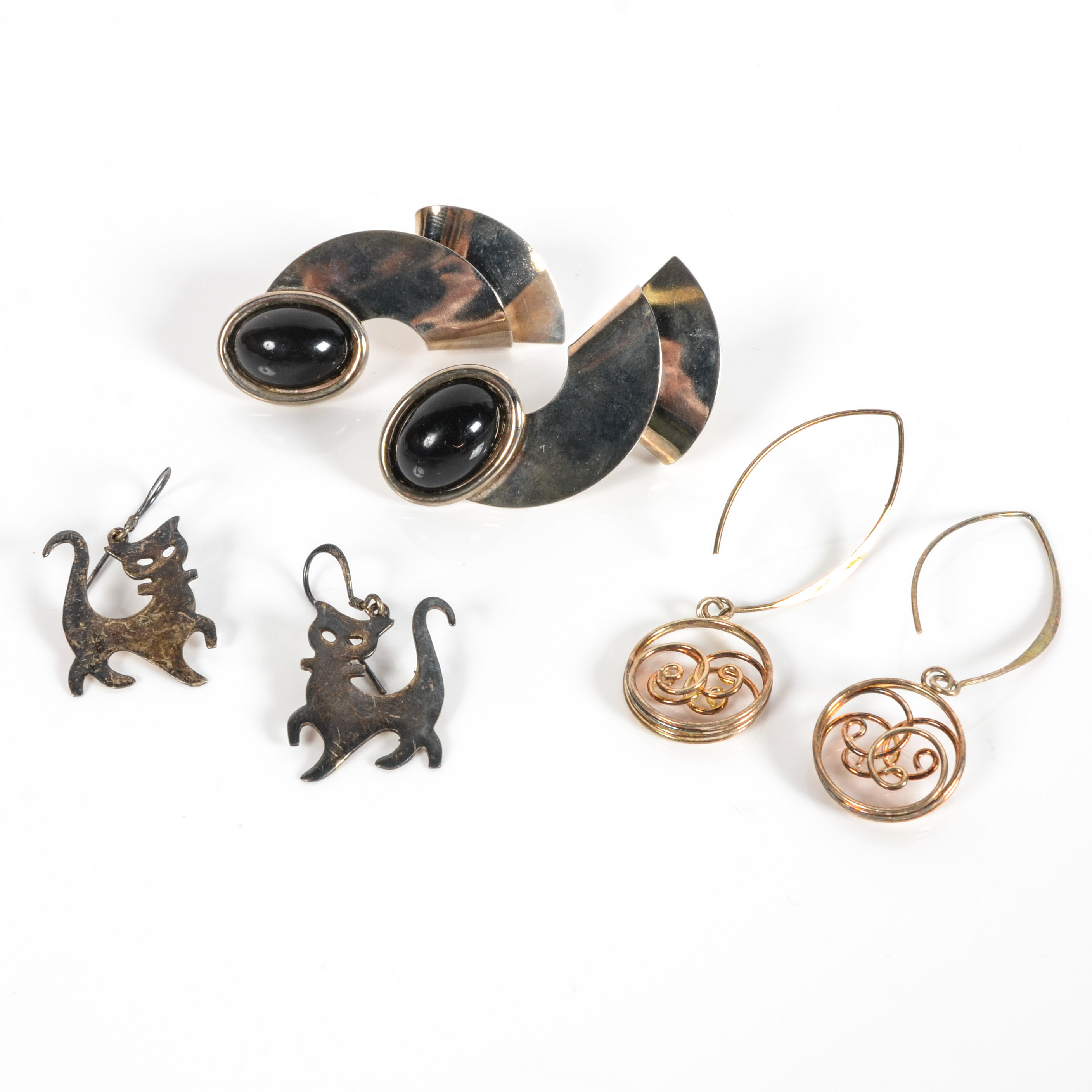 Group of Sterling Earrings