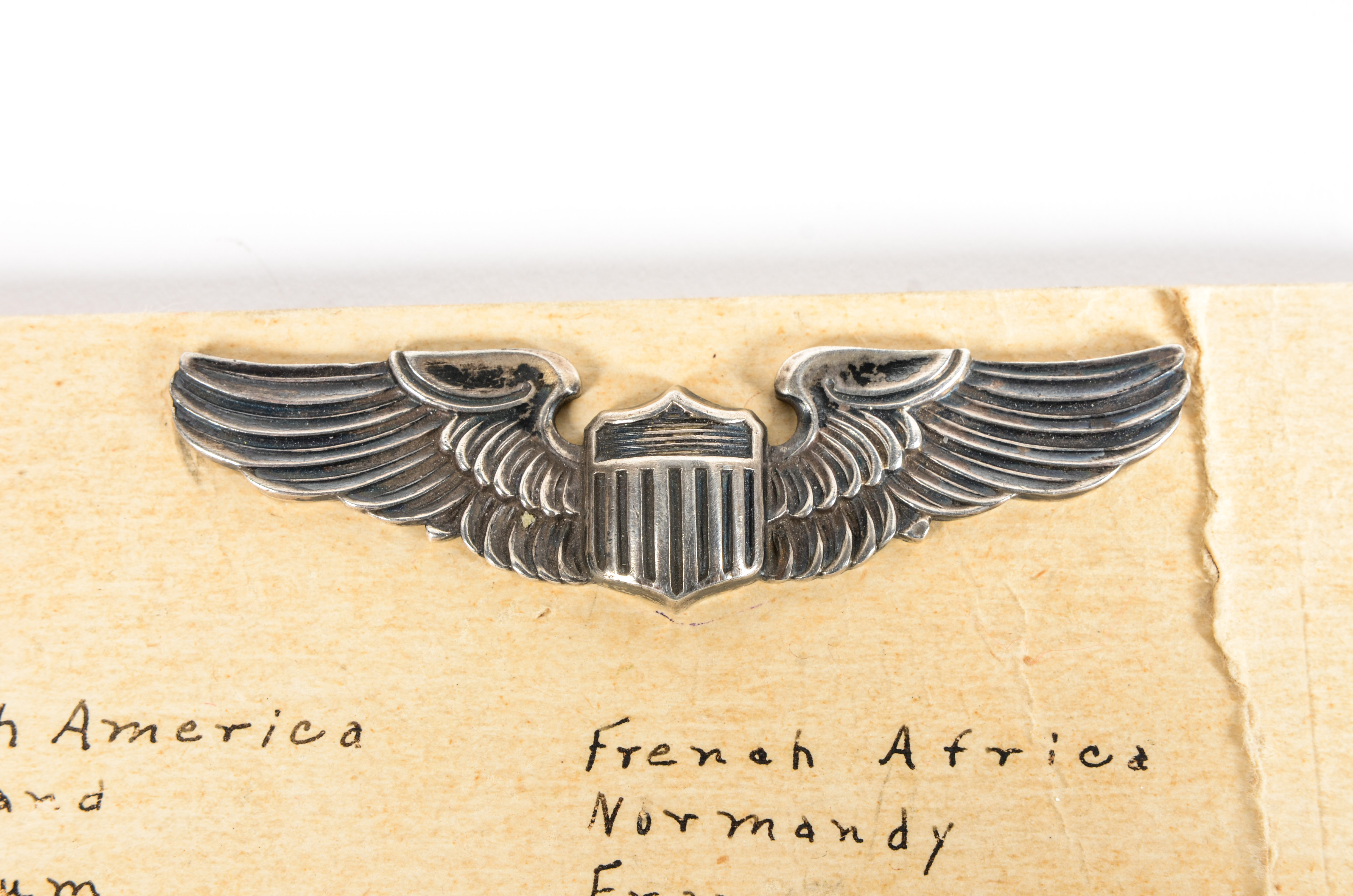 Vintage WWII-Era  Sterling Silver Pilot's Wings