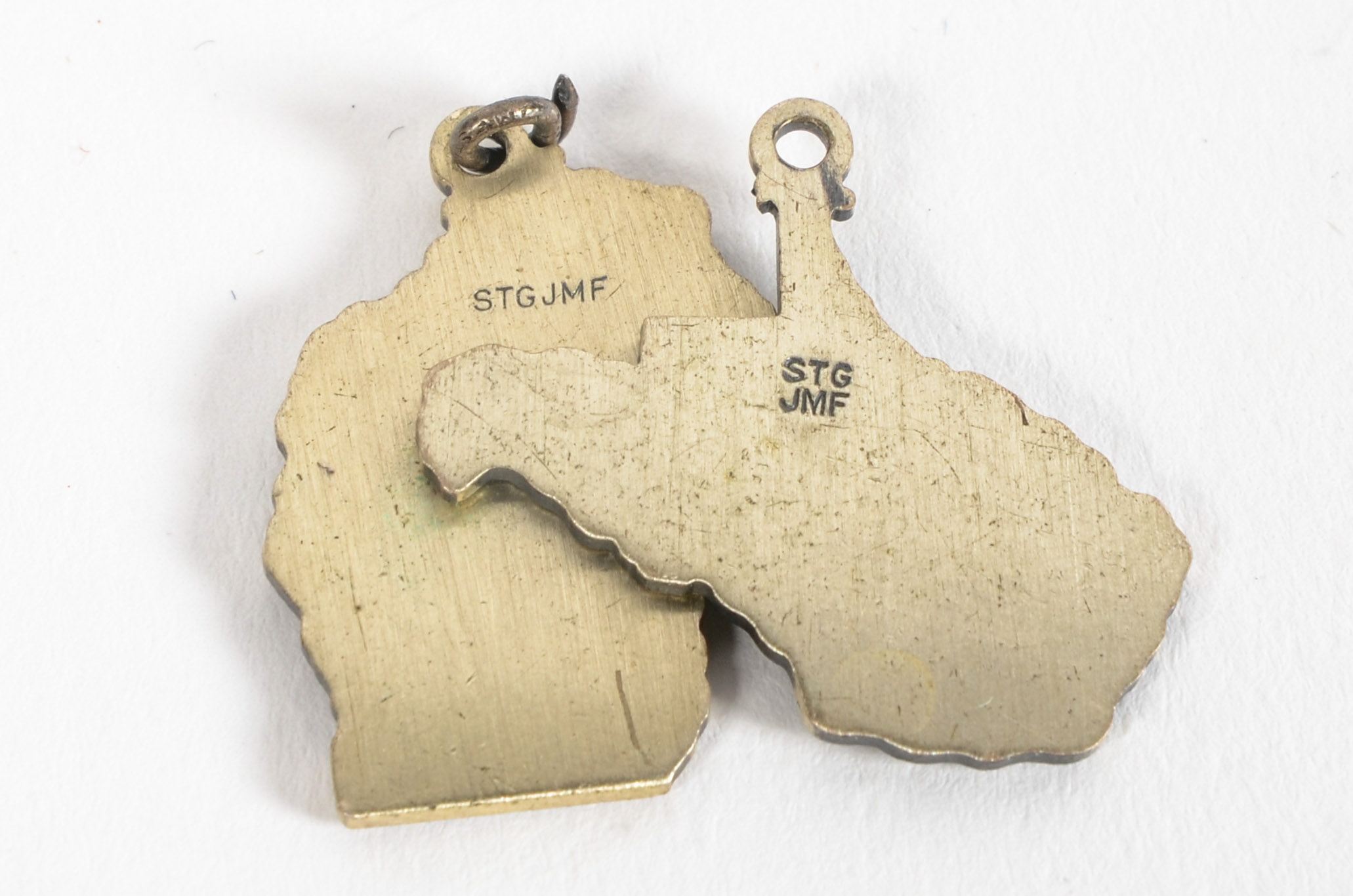 Sterling Silver State Charms