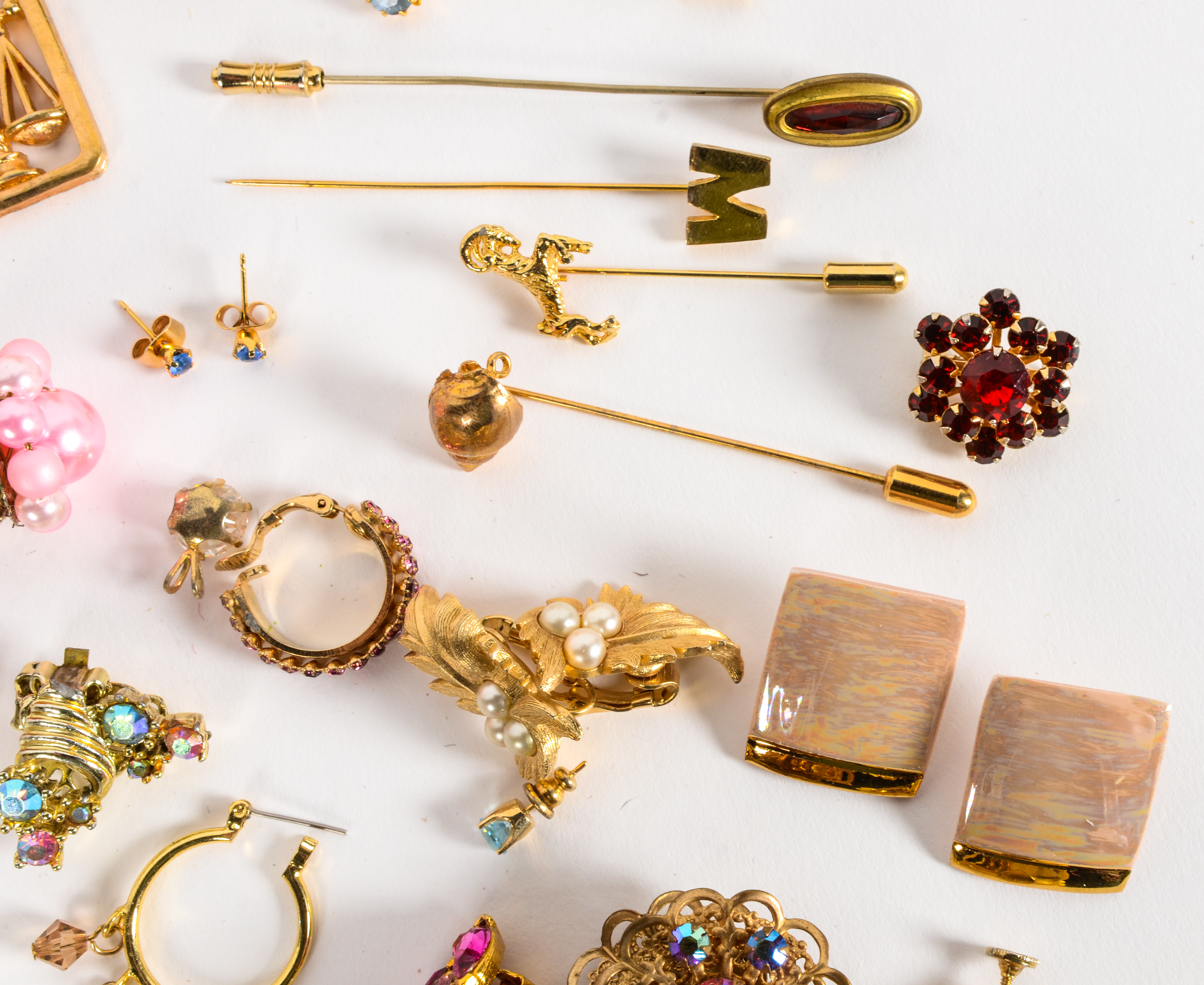 Collection of Costume Gold Tone Jewelry