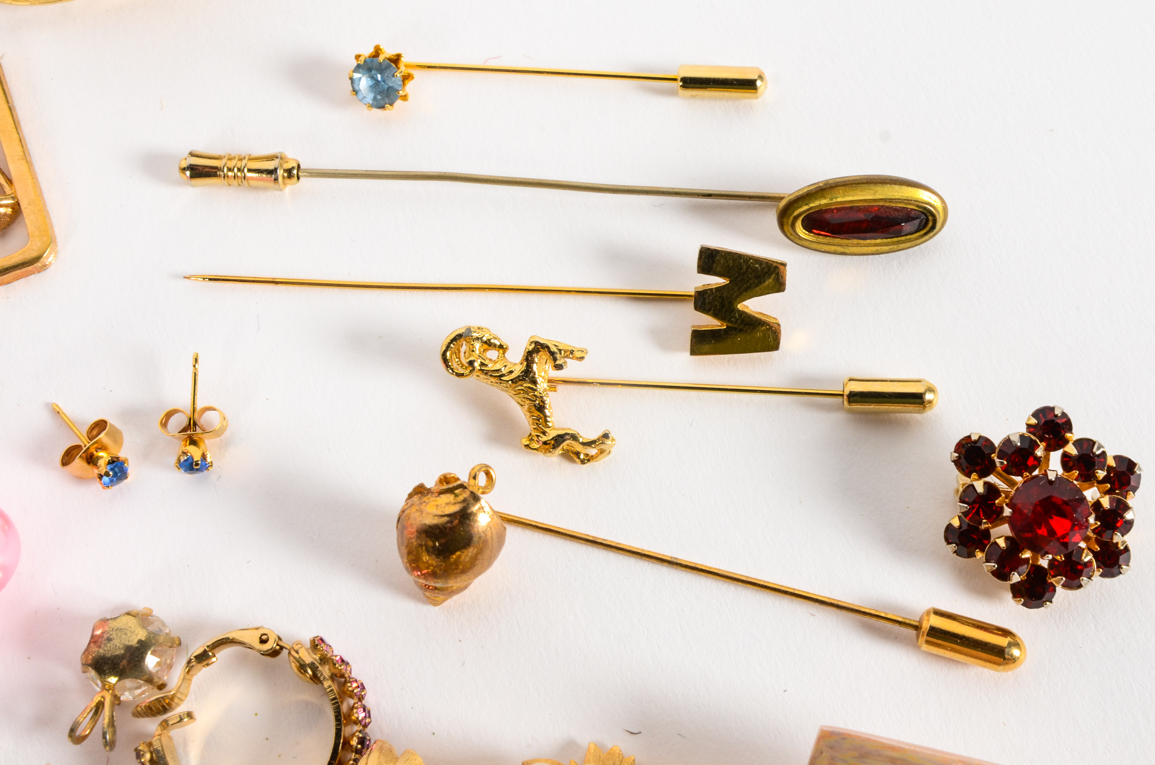 Collection of Costume Gold Tone Jewelry