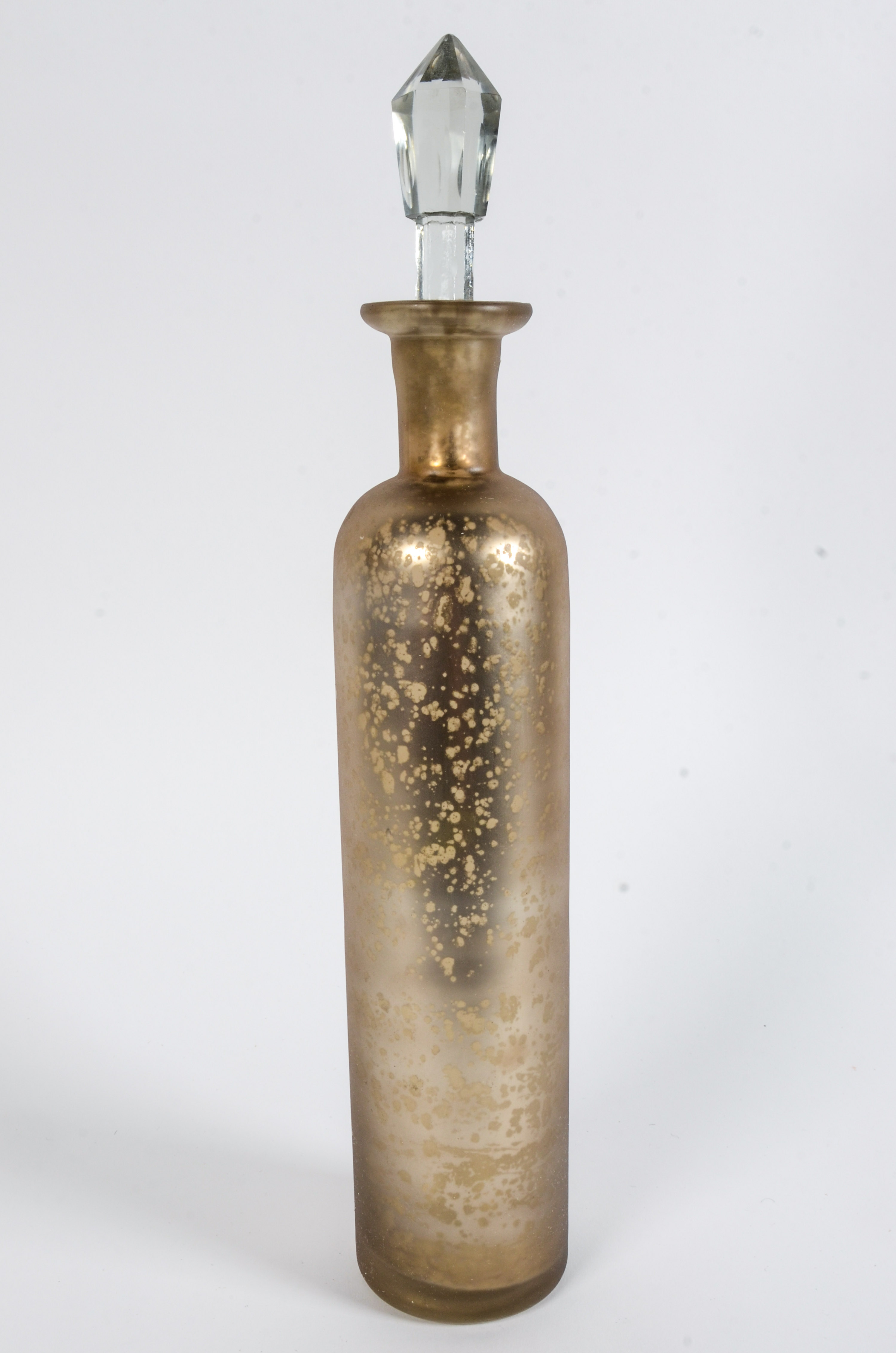 Collection of Speckled Decorative Glass Containers