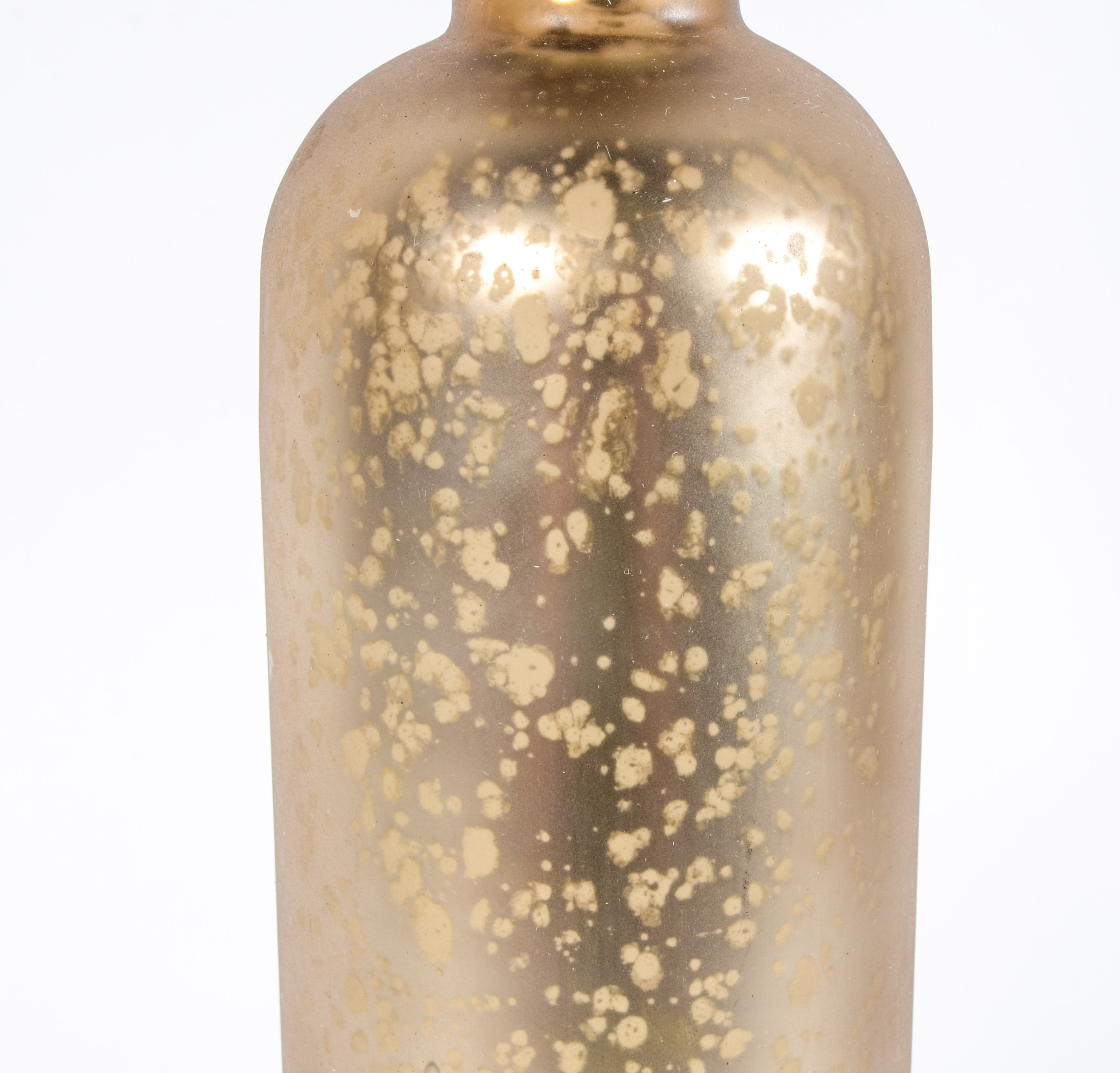 Collection of Speckled Decorative Glass Containers