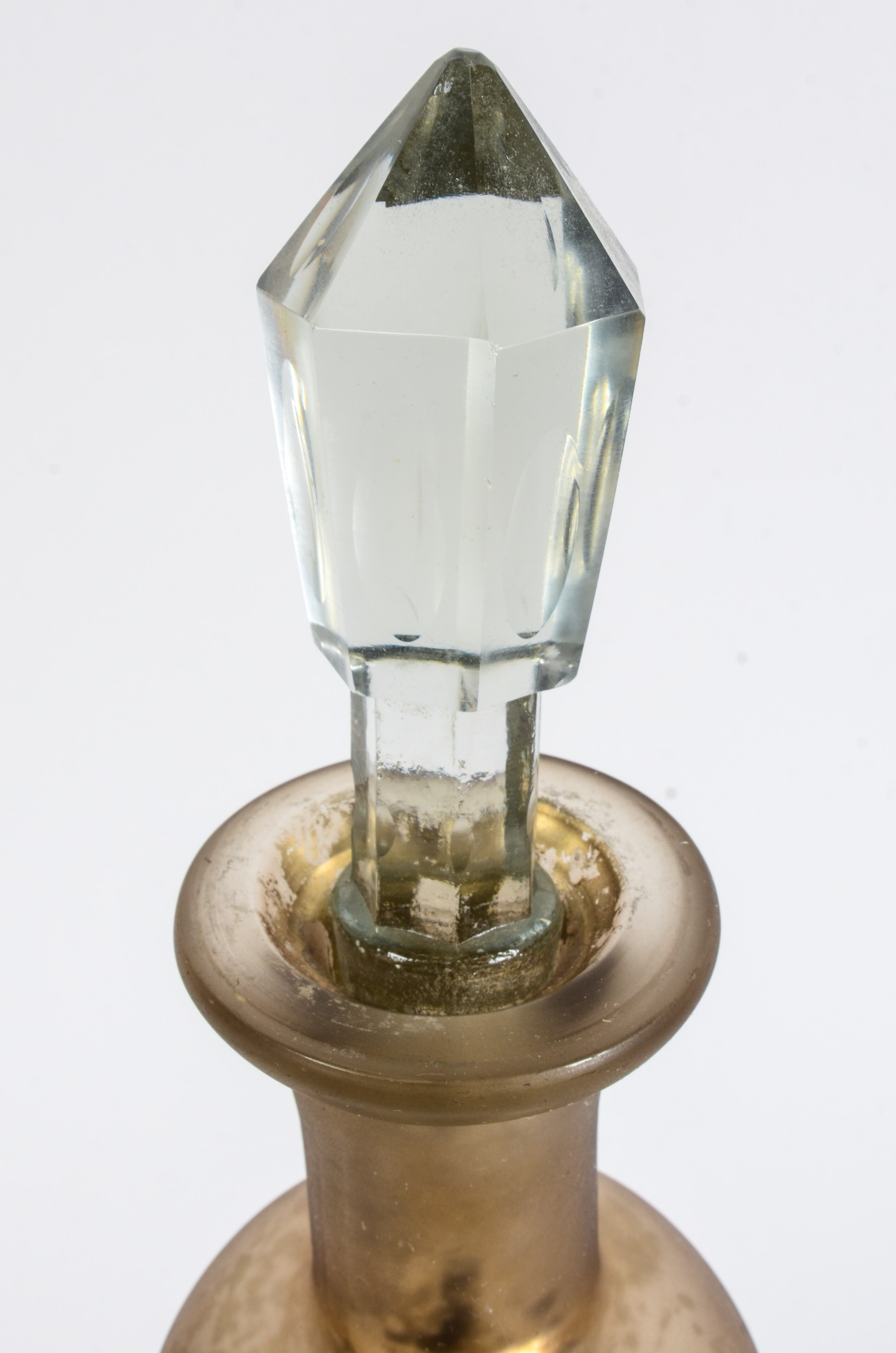 Collection of Speckled Decorative Glass Containers