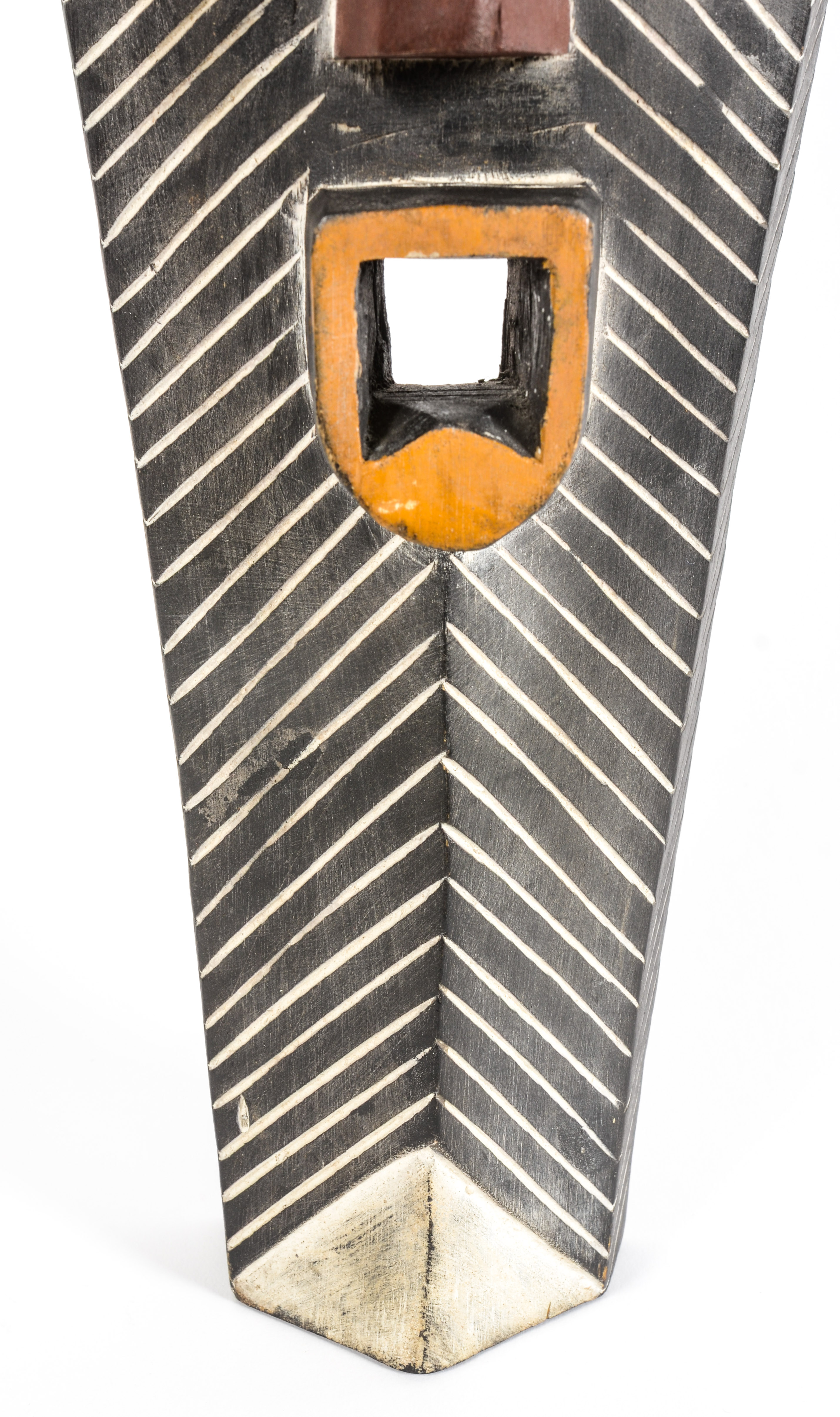 African Kifwebe Carved Wood Mask